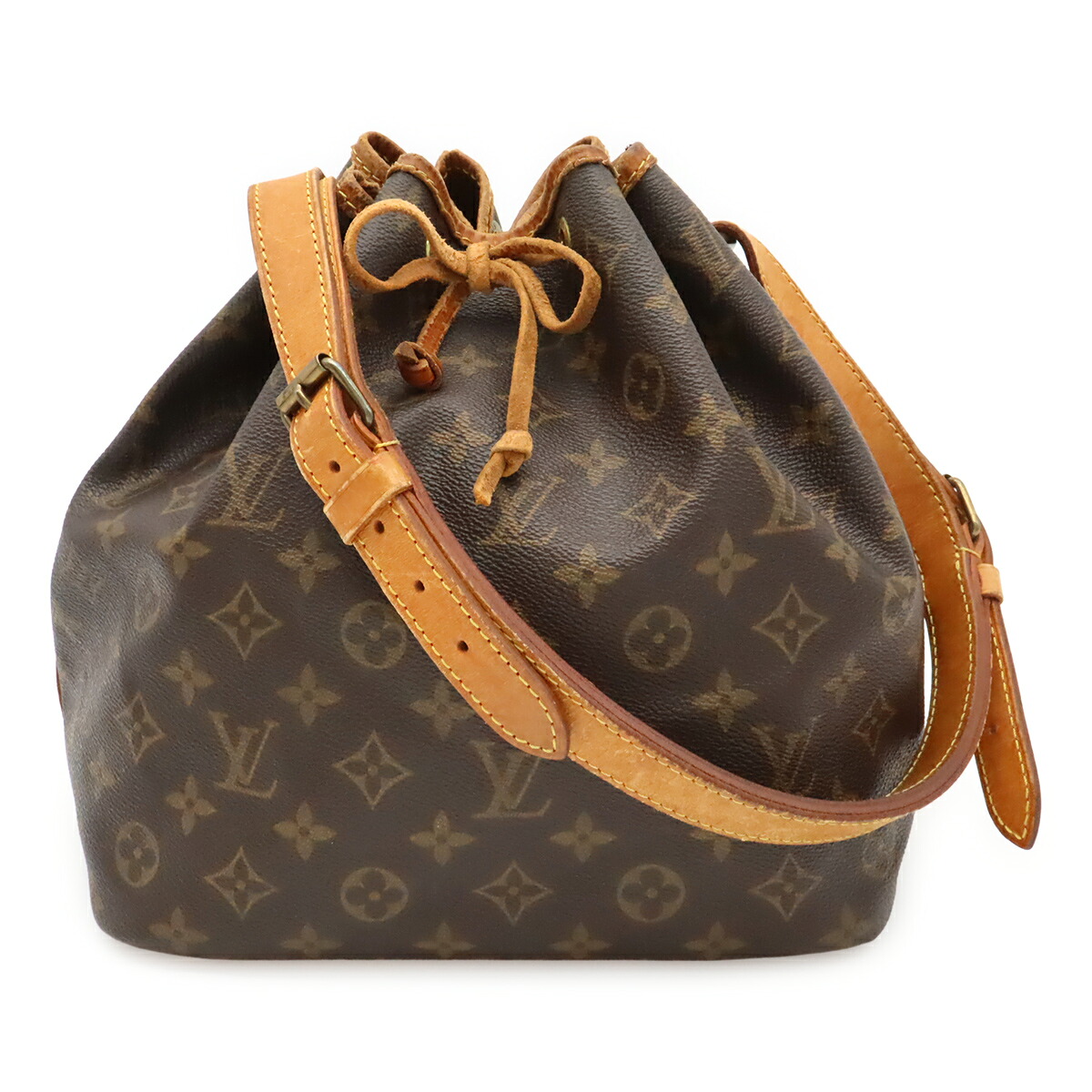 LOUIS VUITTON ルイ ヴィトン モノグラム プチノエ ショルダーバッグ セミショルダー ワンショルダー 肩掛け 巾着型 M42226 【中古】｜ブルーミン／森田質店 28,470円