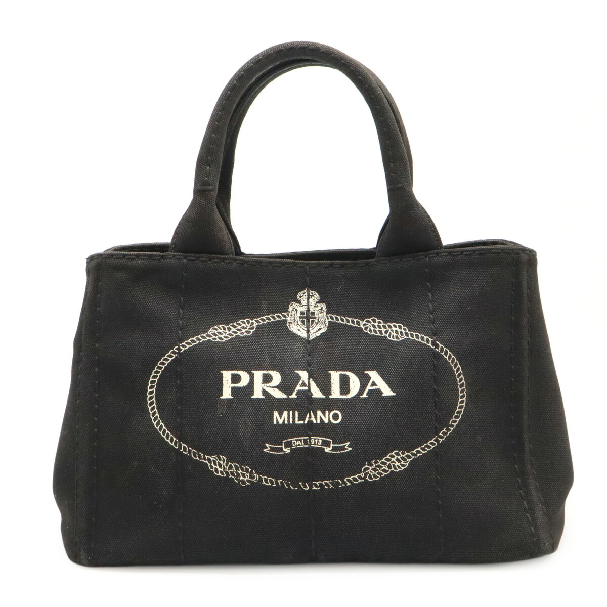 PRADA カナパ　キャンパストートバッグ 新作♡直営店 カナパ コットンキャンバス トートバッグ (PRADA