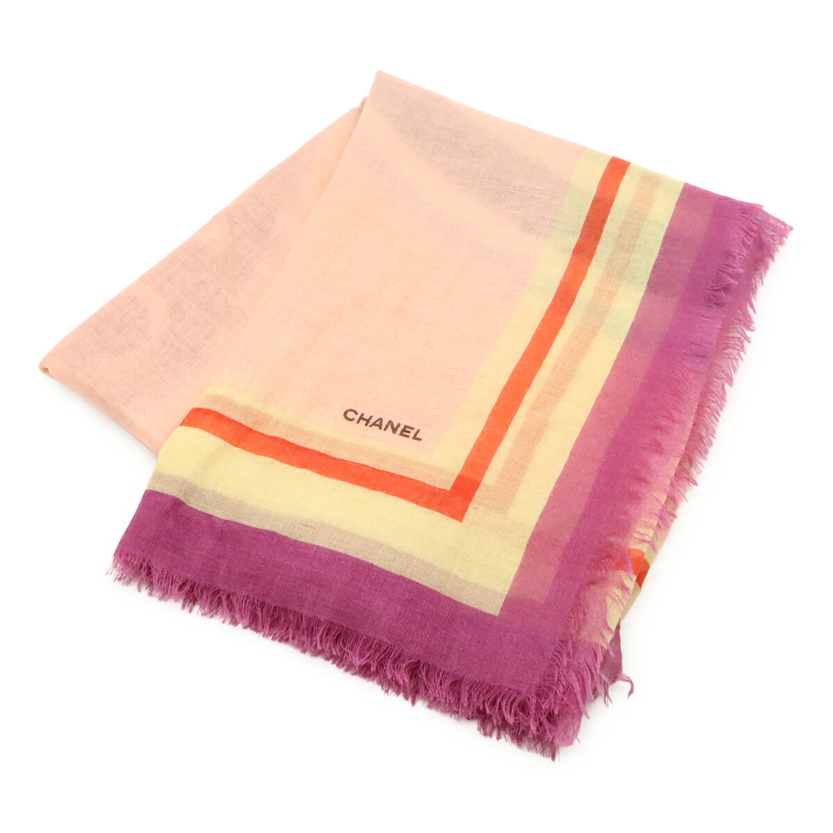 楽天市場】CHANEL シャネル 大判ストール シルク カシミヤ グリーン