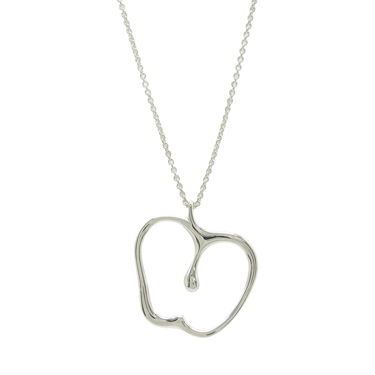 TIFFANY&Co. ティファニー エルサ ペレッティ アップル ネックレス ペンダント リンゴモチーフ りんご 林檎 SV925 シルバー 【中古】