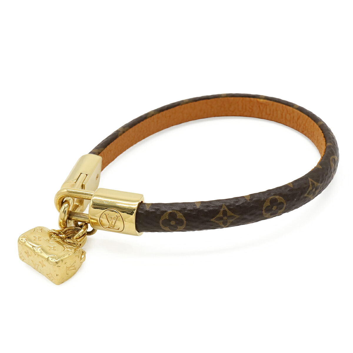 LOUIS VUITTON ルイ ヴィトン モノグラム ブレスレット スピーディー バッグモチーフ ゴールド金具 M8031E 【中古】｜ブルーミン／森田質店