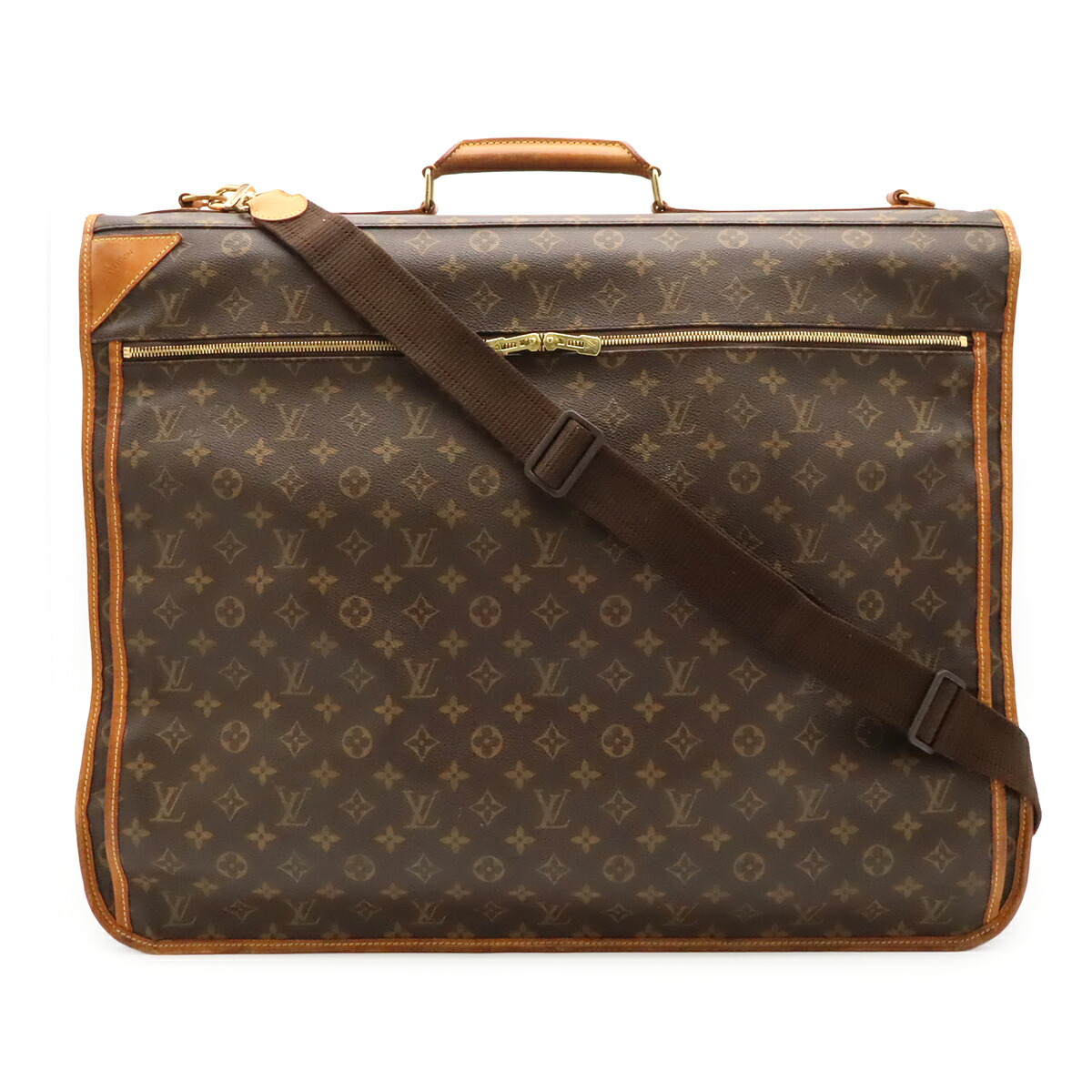 LOUIS VUITTON ルイ ヴィトン モノグラム ポルタブル サンク サントレ ガーメントケース スーツカバー ガーメントカバー M23412 【中古】｜ブルーミン／森田質店
