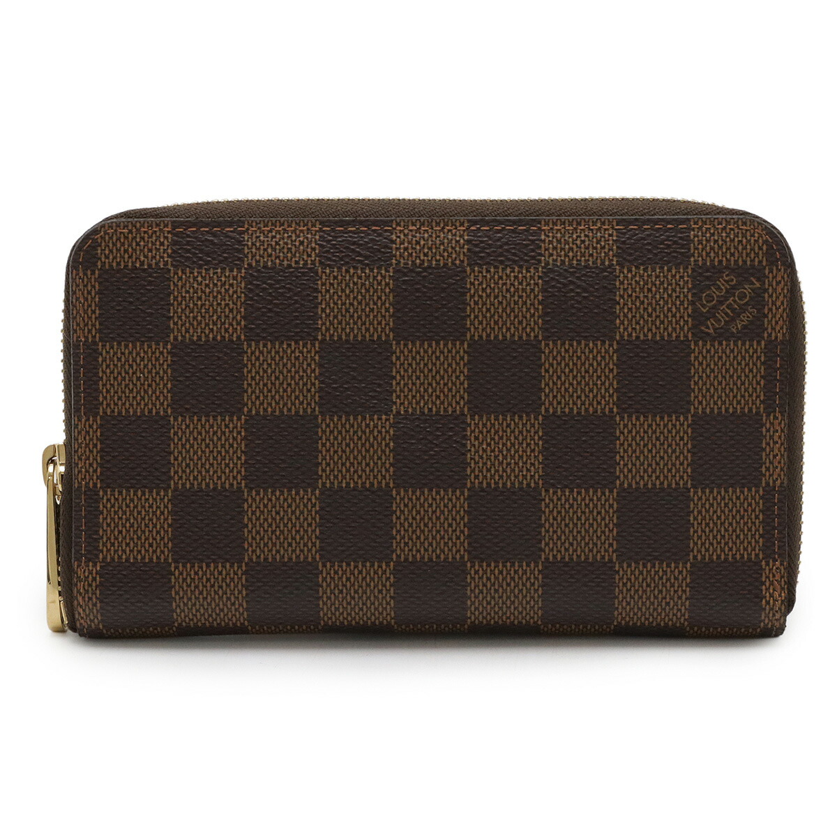 LOUIS VUITTON ルイヴィトン ダミエ コンパクトジップ 折り財布 LOUIS VUITTON ルイヴィトン ダミエ コンパクトジップ 折り財布