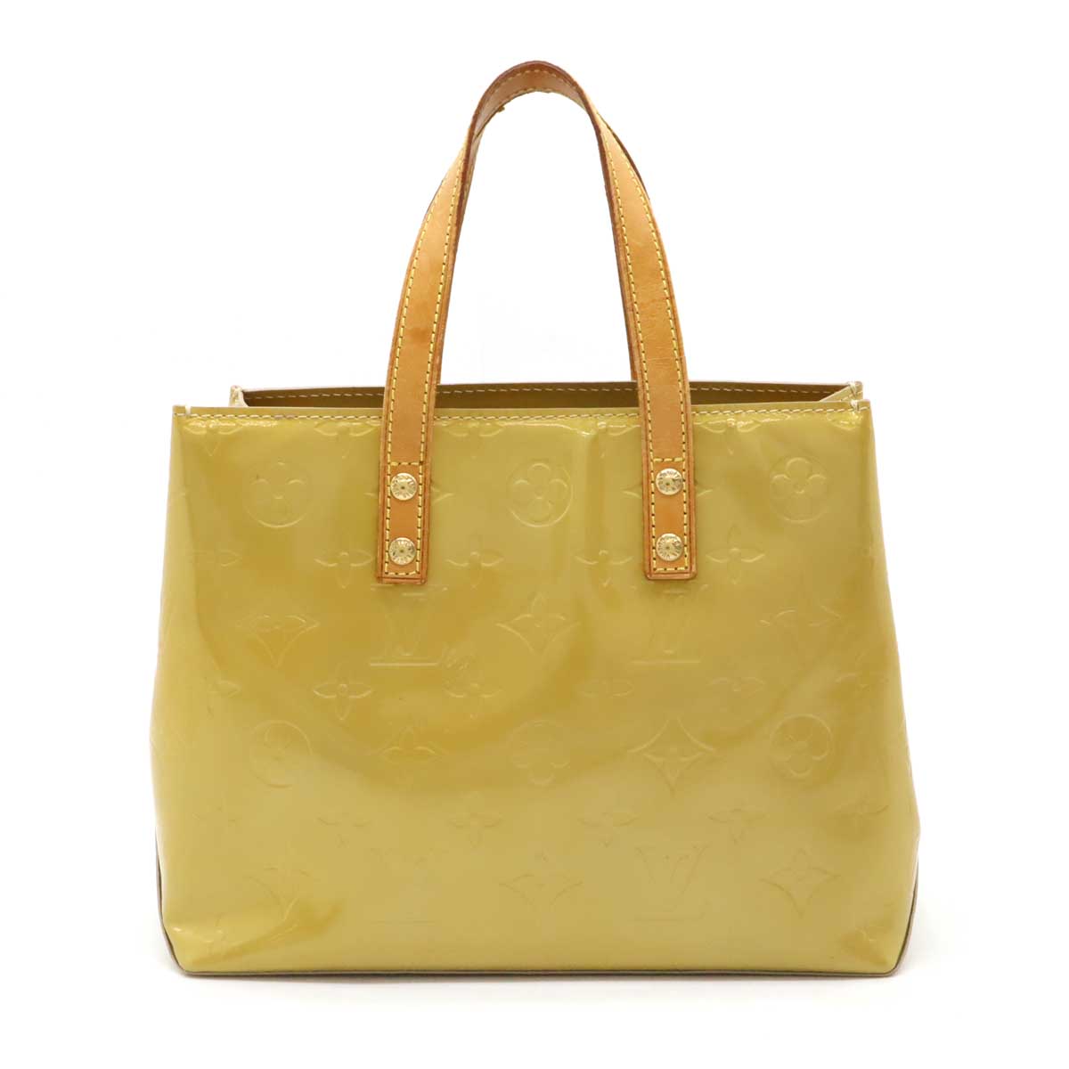 LOUIS VUITTON ルイヴィトン ヴェルニリードMMベージュレザートート LOUIS VUITTON ルイヴィトン ヴェルニリードMMベージュレザートート