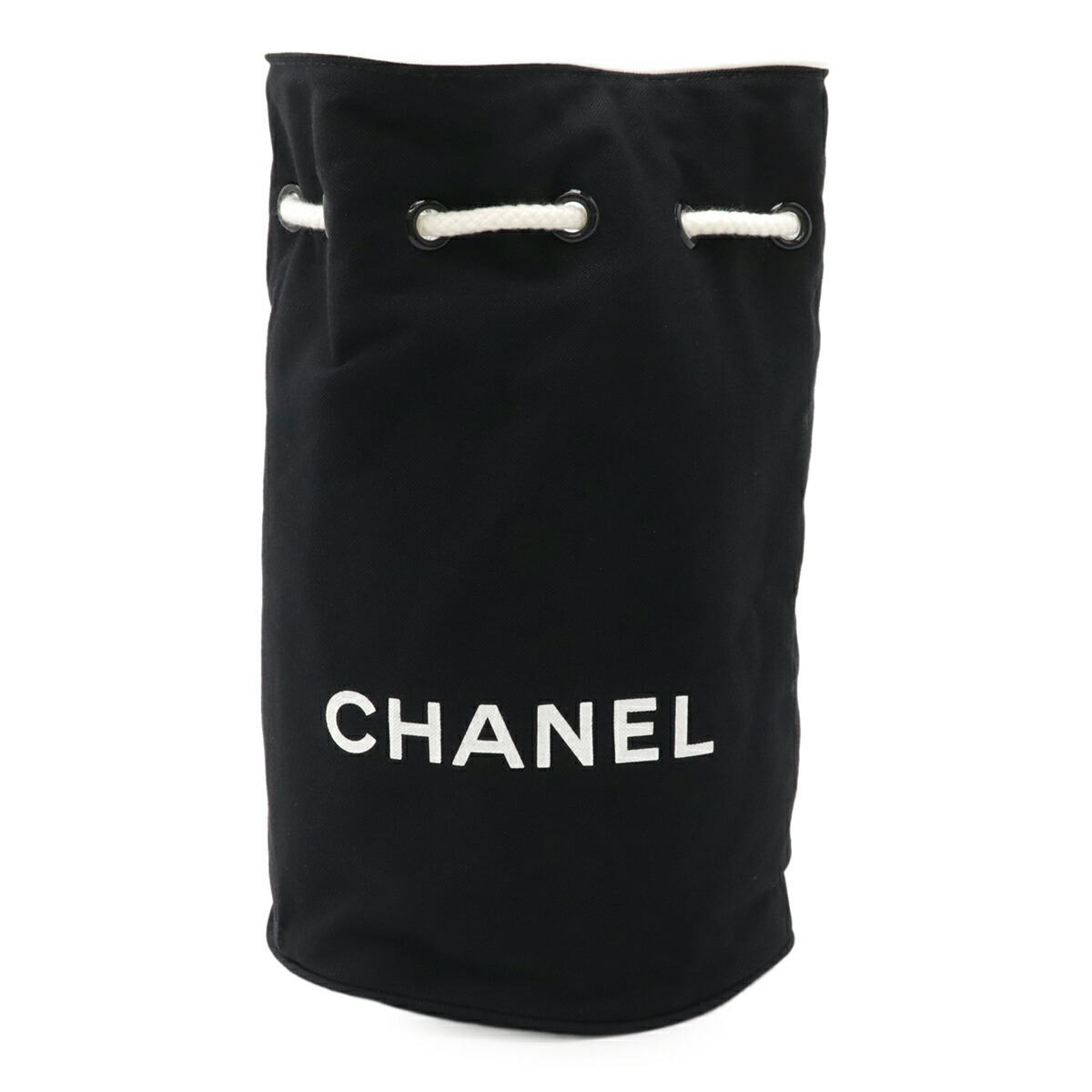 シャネル　プールバッグ　ロゴ　ナップサック　ブラック 楽天市場】【バッグ】CHANEL シャネル ノベルティ ロゴプリント