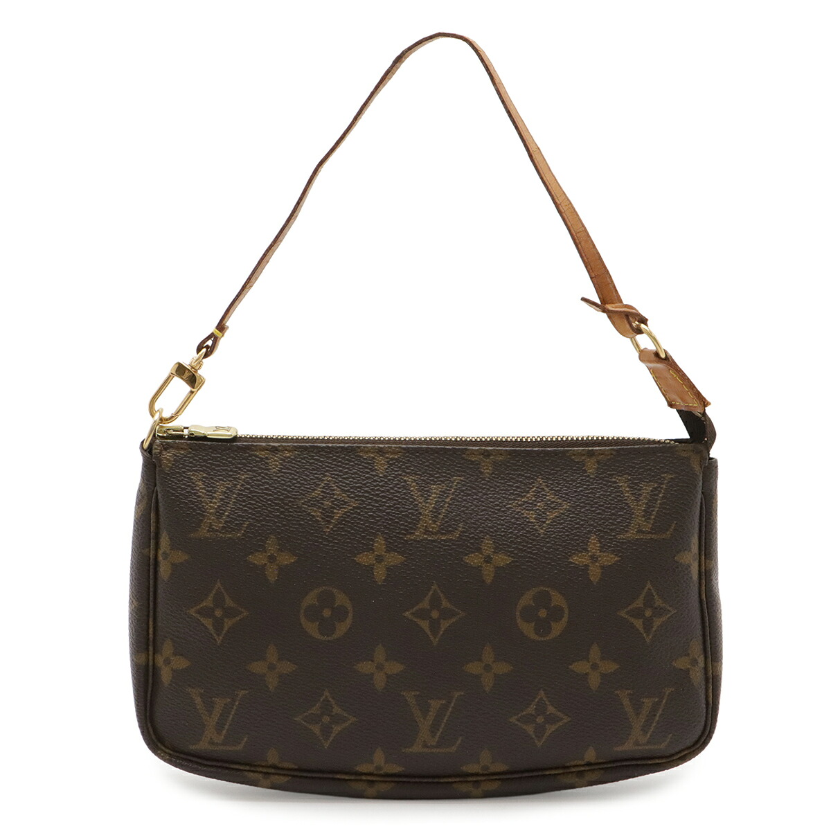 LOUIS VUITTON ルイ ヴィトン モノグラム ポシェット アクセソワール 付属品合切袋 ハンドバック 寄りあい御徒面子 小入れもの M51980 【中古】