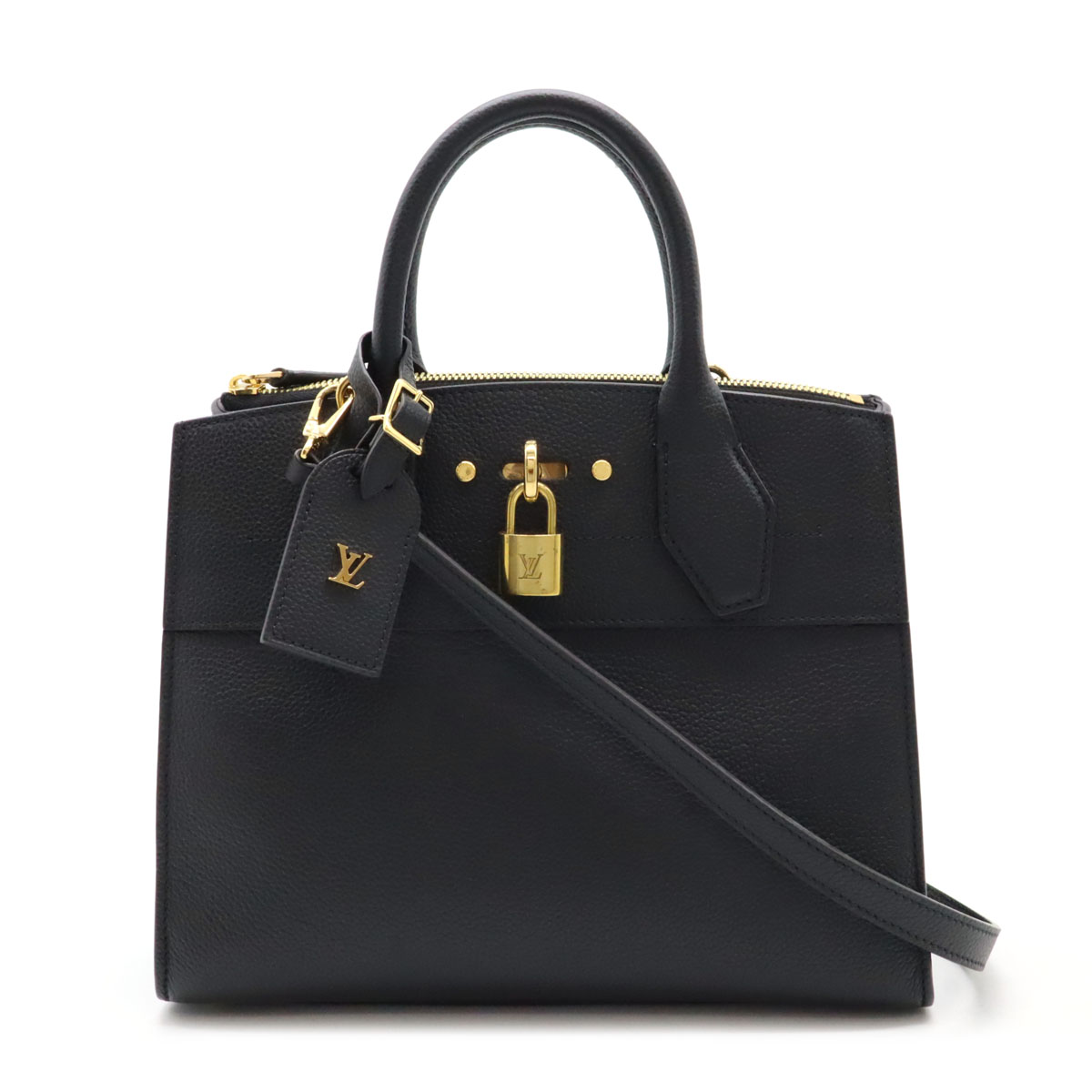 【SALE】 LOUISVUITTON ルイヴィトン スティーマーPMノワール ルイヴィトンシティスティーマーPM ノワール ゴールド金具