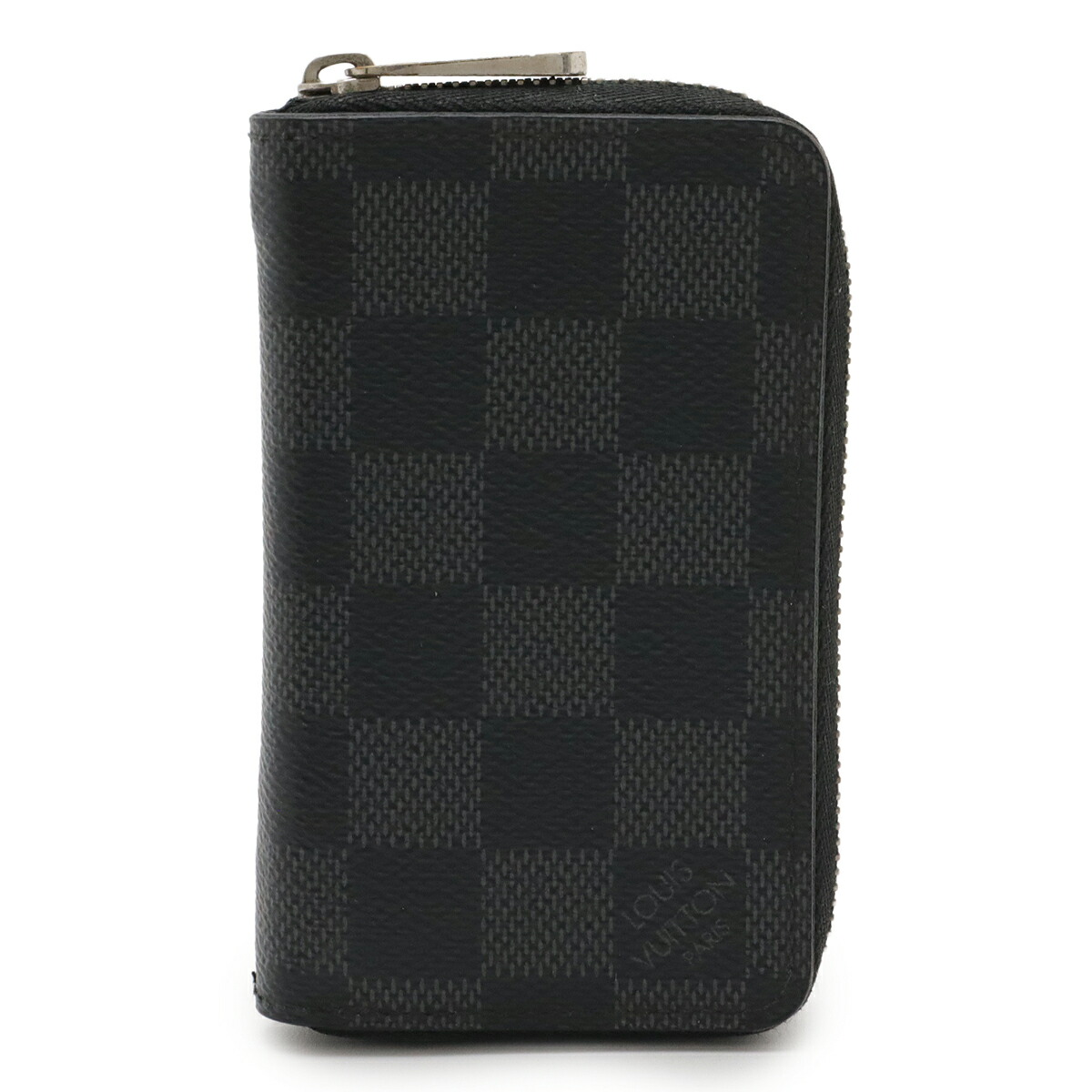 極美品 ルイヴィトン　ジッピーパース　黒　ダミエ　グラフィット 小銭入れ ルイヴィトングラフィット ジッピーコインパース 14137 黒/グレー