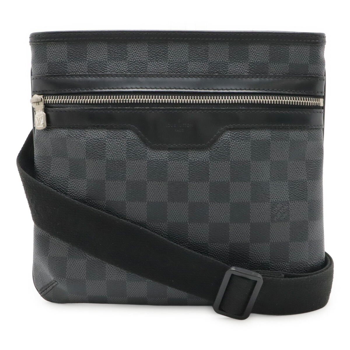LOUIS VUITTON ルイ ヴィトン ダミエグラフィット トマス ショルダーバッグ 曲がった掛け 真四角型 N58028 【中古】