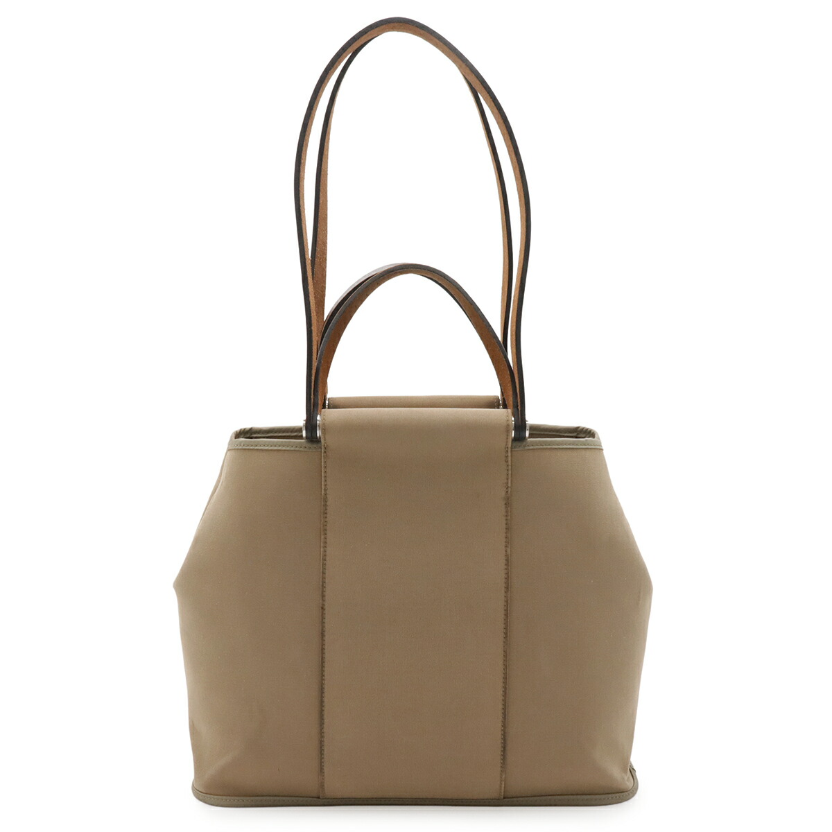 HERMES エルメス カバックPM トートバッグ ハンドバック 2WAY ショルダーバッグ 肩かけ トワルオフィシエ なめし革 モカベージュ □O目じるし 【中古】
