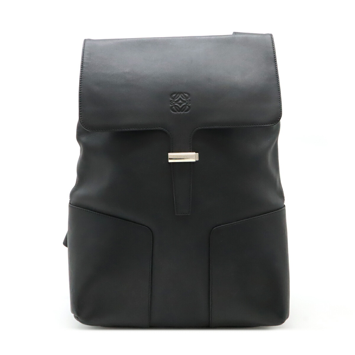 LOEWE 黒いレザー ボディバッグ LOEWE ロエベ ボディバッグ PUZZLE MINI パズル ミニ B510EB1X03