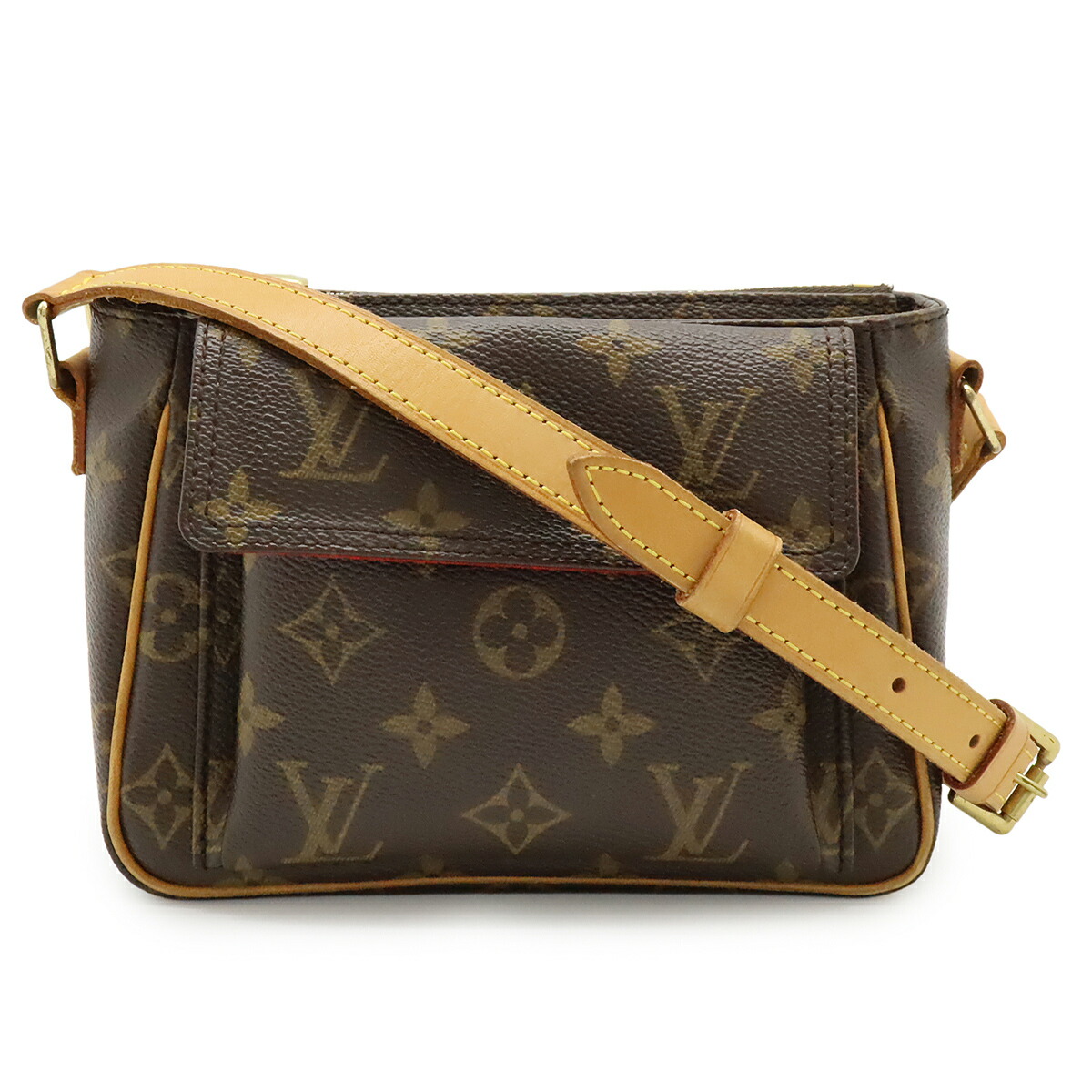 LOUIS VUITTON ルイ ヴィトン モノグラム ヴィバシテPM ショルダーバッグ ポシェット ミニ御徒面子 曲がった掛け M51165 【中古】
