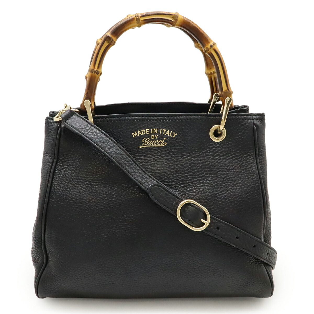 【美品】グッチ 2way ショッパー トートバッグ バンブー オールシボレザー 中古・古着通販】GUCCI (グッチ) バンブーショッパー2wayバッグ