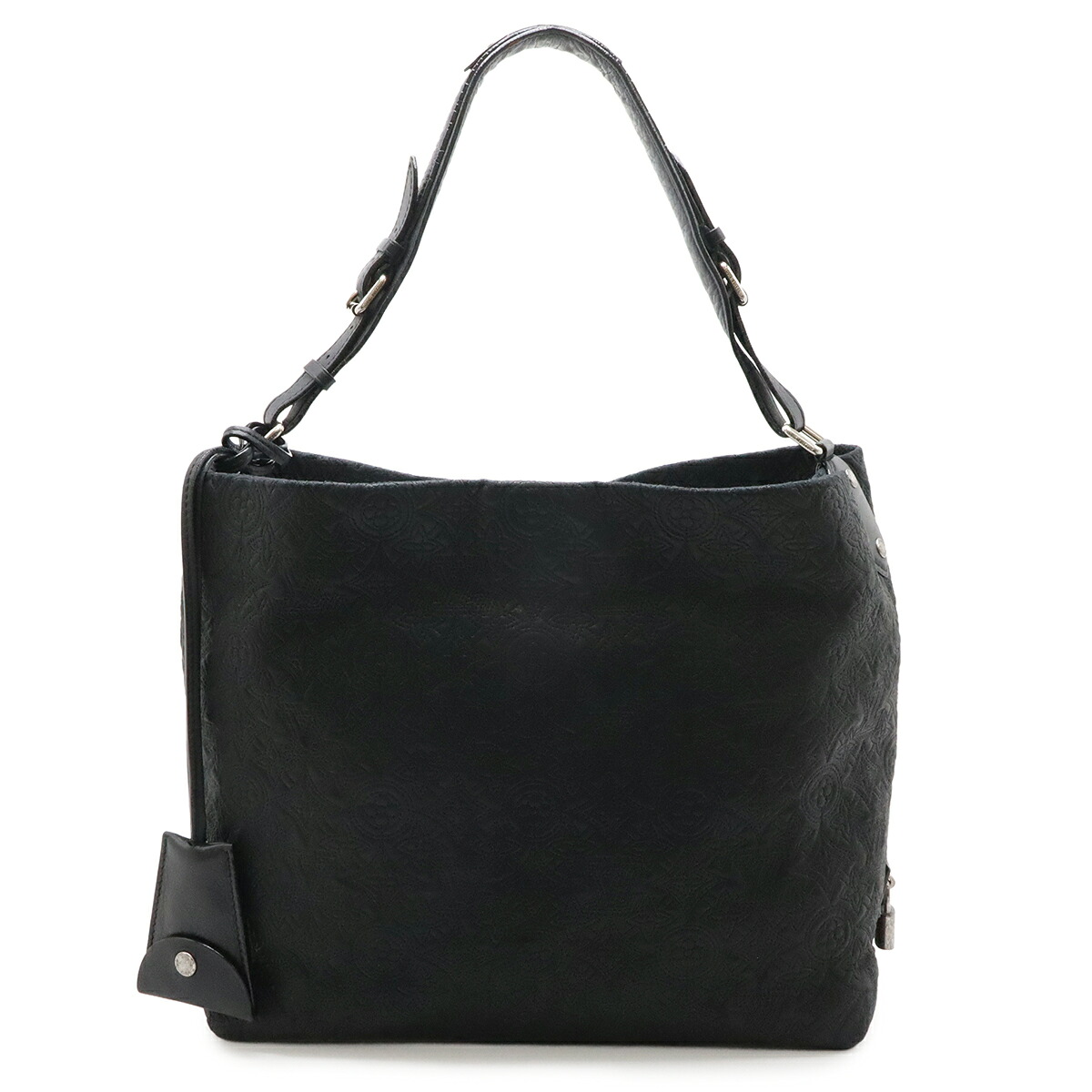 LOUIS VUITTON ルイ ヴィトン モノグラムアンティア ホーボーPM ショルダーバッグ セミショルダー レザー ノワール 黒 ブラック M93833 【中古】｜ブルーミン／森田質店