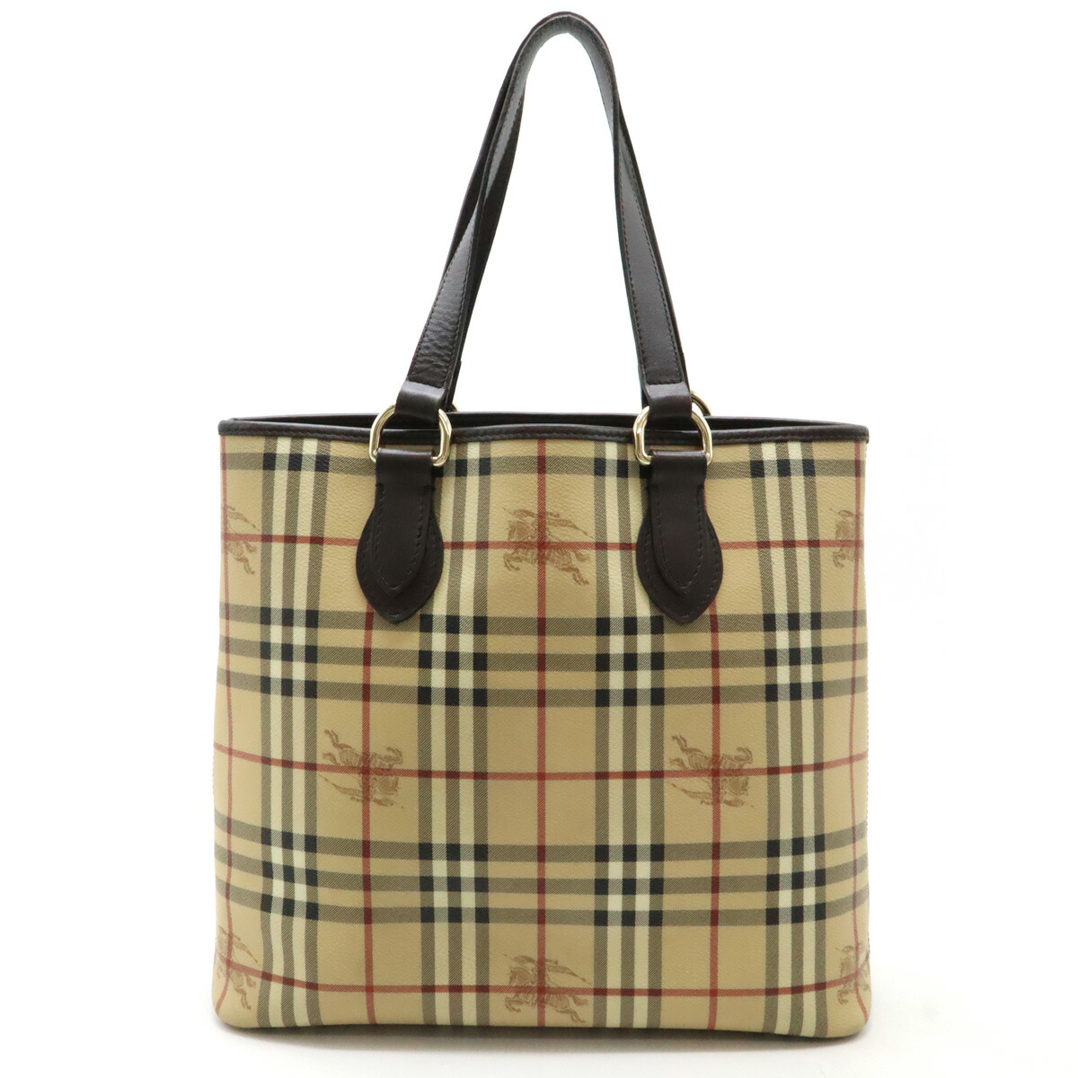 ✨美品✨バーバリー ハンドバッグ ノバチェック シャドーホース PVC レザー BURBERRY - バーバリー ボストンバッグ ノバチェック シャドー