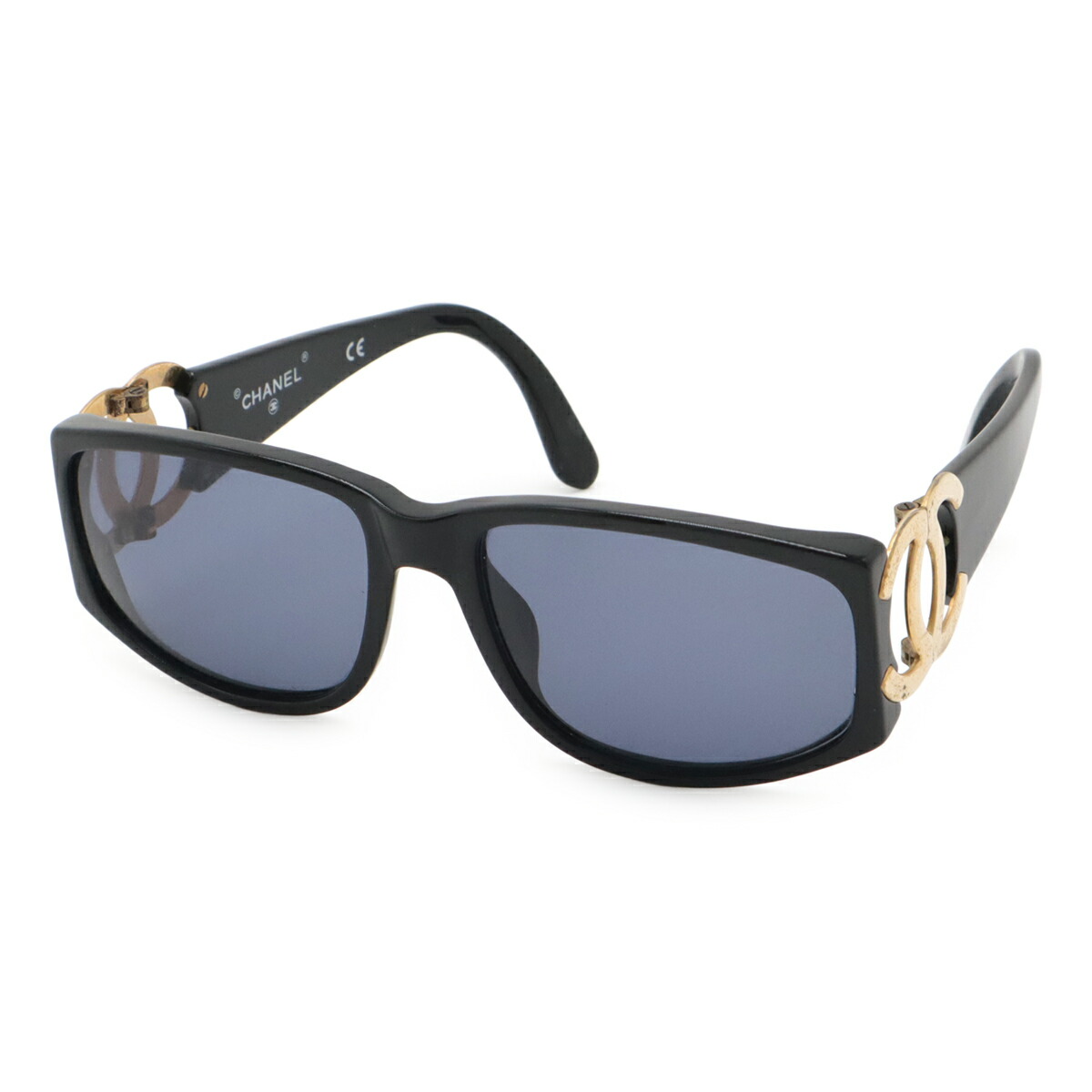 CHANEL ブラウンサングラス ココマーク　01450 91235 ケース付き CHANEL シャネル サングラス 01450 91235 ココマーク 合成樹脂
