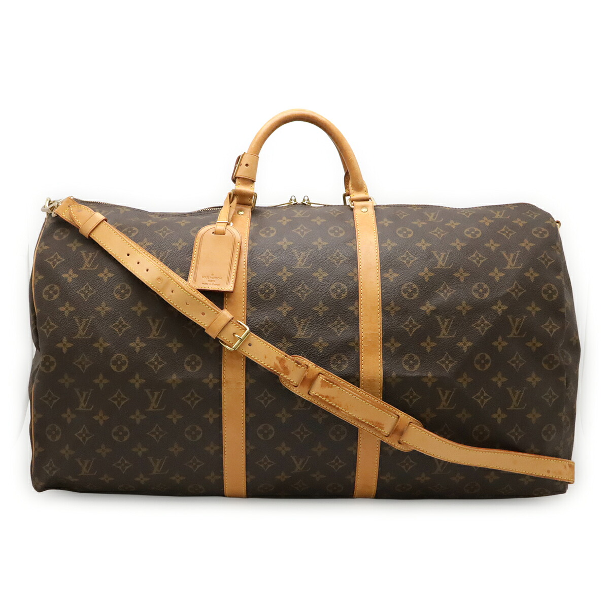 LOUIS VUITTON ルイ ヴィトン モノグラム キーポル バンドリエール60 ボストンバッグ 旅行カバン トラベルバッグ 2WAY ショルダーバッグ M41412 【中古】|ブルーミン/森田質店