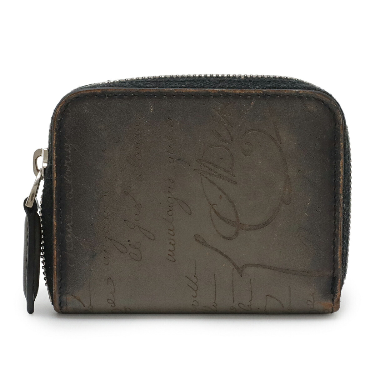 現行モデル　極美品　ベルルッティ　ワパ　コインケース　カリグラフィ　ブラウン 楽天市場】美品 ベルルッティ ワパ カリグラフィ レザー ブラウン 茶