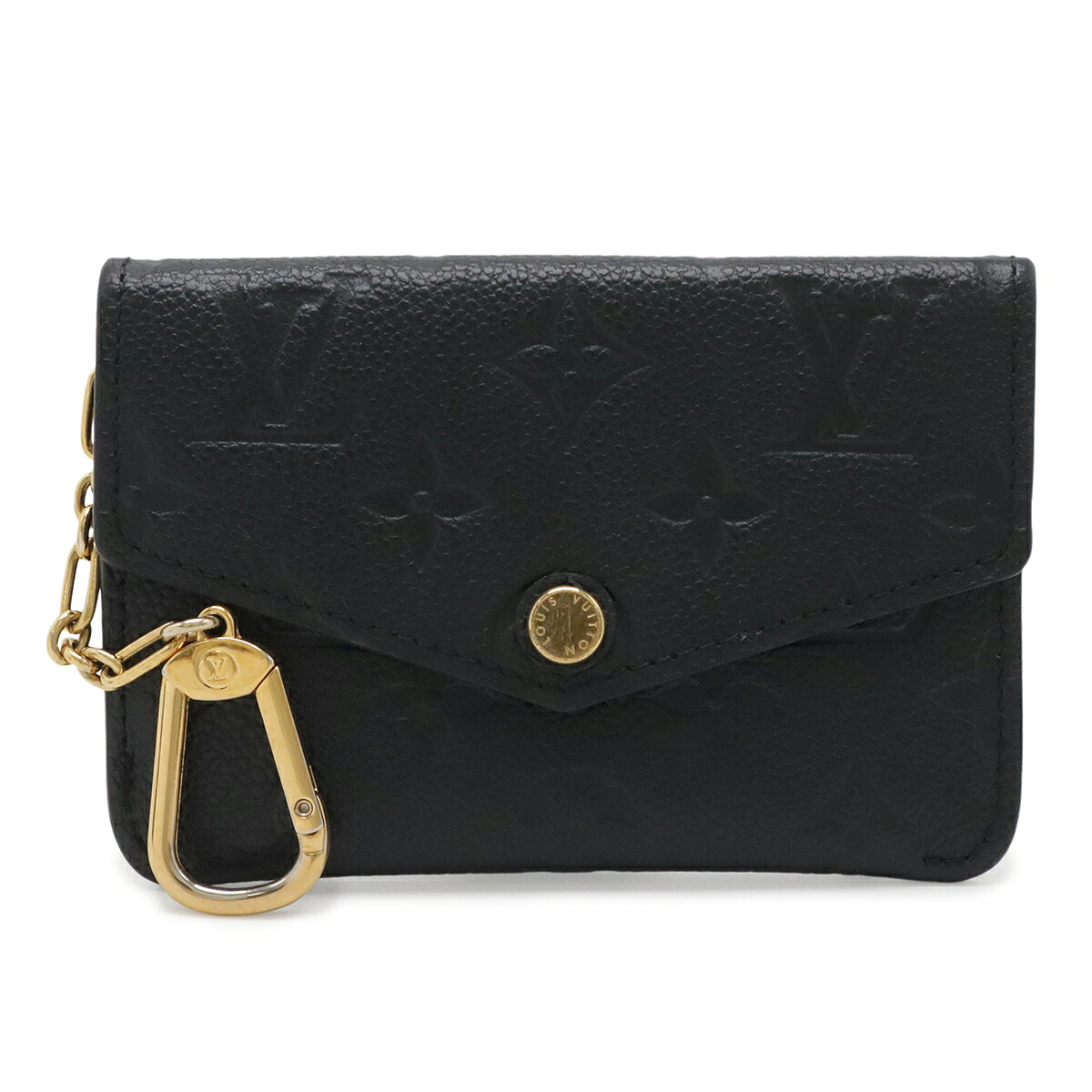LOUIS VUITTON ルイ ヴィトン モノグラムアンプラント ポシェット クレ コインケース 御釣り入れ 鋳貨銭入れ ノワール 黒 黒いこと M60633 【中古】