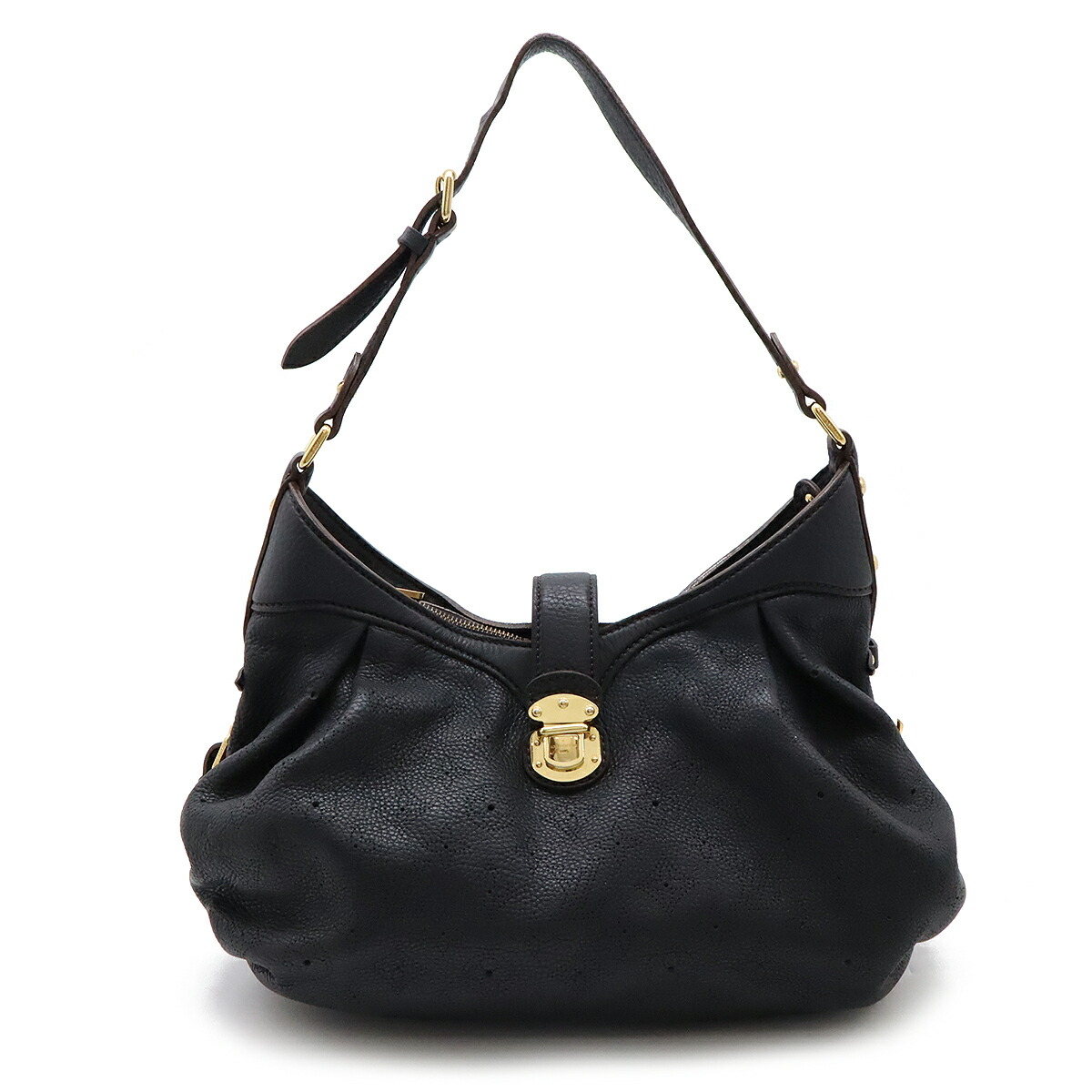 LOUIS VUITTON★ 美品★ショルダーバッグ/マヒナ/XS/コニャック LOUIS VUITTON ルイヴィトン XS マヒナ ショルダーバッグ
