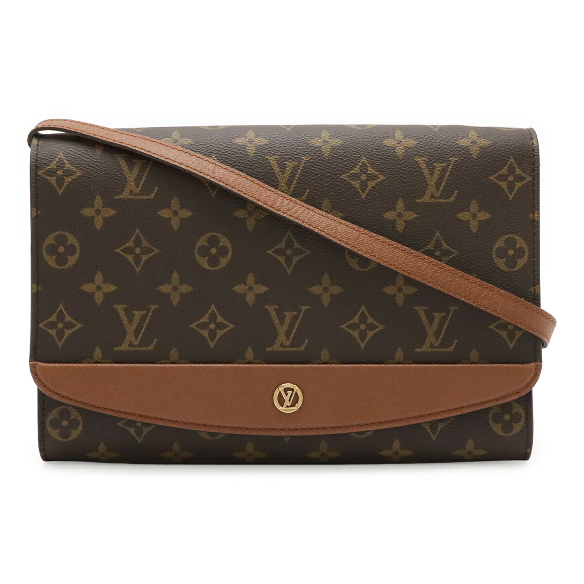 LOUIS VUITTON ルイ ヴィトン モノグラム ボルドーワイン ショルダーバッグ 一肩先 曲がった掛け 2WAY クラッチペダル御徒面子 二番め御徒面子 M51797 【中古】