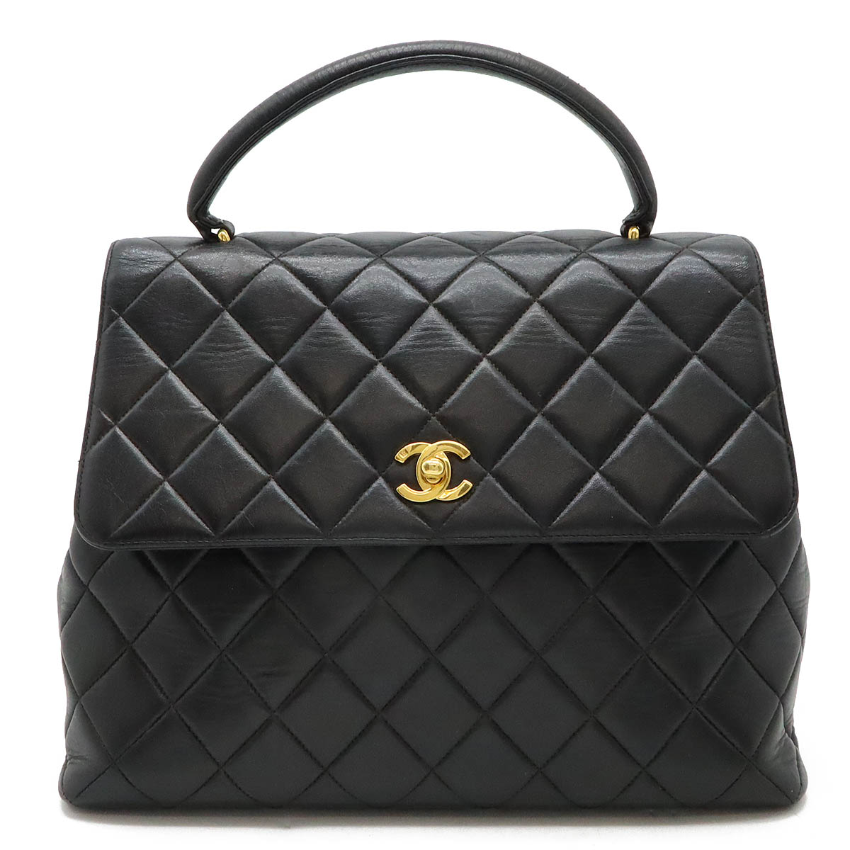 VINTAGE シャネル フラップバッグ17cm ミニマト オールブラック BUYMA VINTAGE 中古 VINTAGE シャネル フラップバッグ17cm