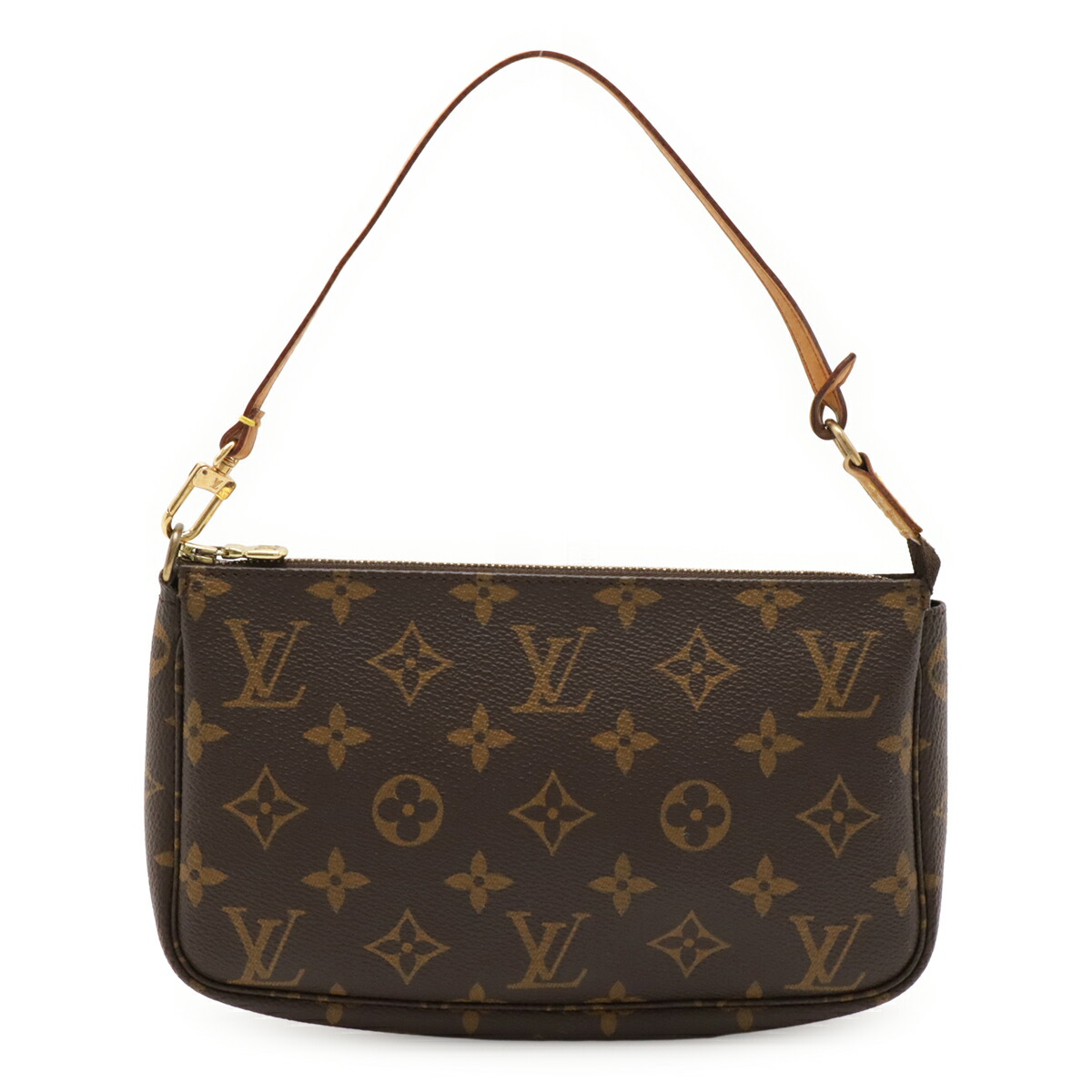 LOUIS VUITTON ルイ ヴィトン モノグラム ポシェット アクセソワール 付属品合切袋 ハンドバック 寄りあい御徒面子 M51980 【中古】