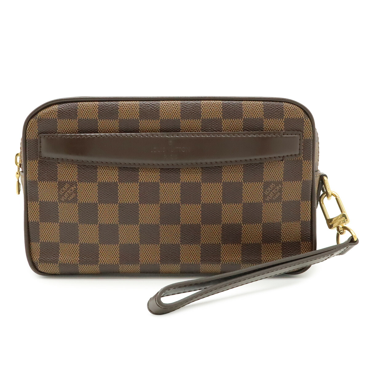LOUIS VUITTON ルイ ヴィトン ダミエ ポシェット サンポール クラッチペダル御徒面子 二番目御徒面子 N41219 【中古】