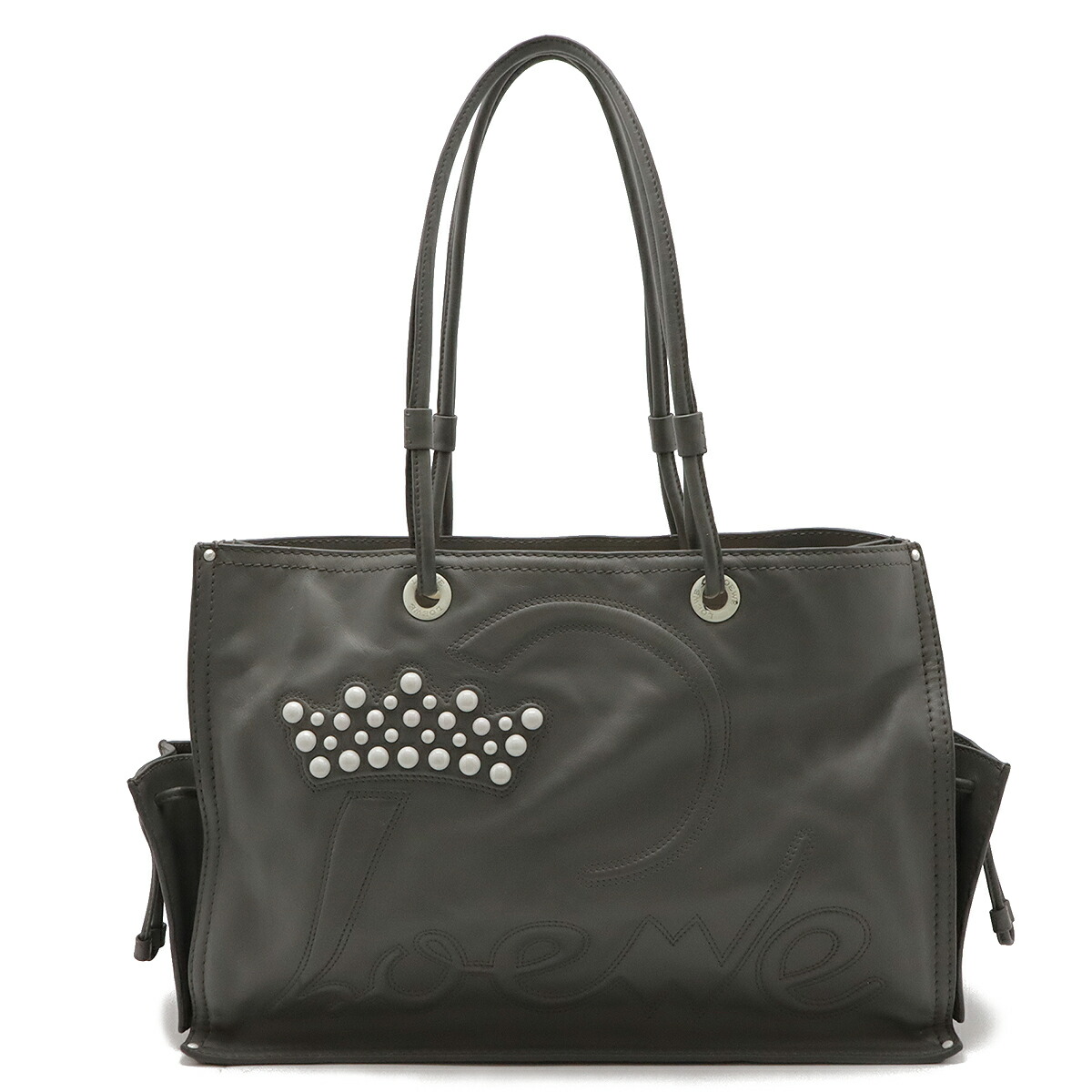 LOEWE ブラウンレザートートバッグ 楽天市場】ロエベ LOEWE トートバッグ トートバッグ バッグ