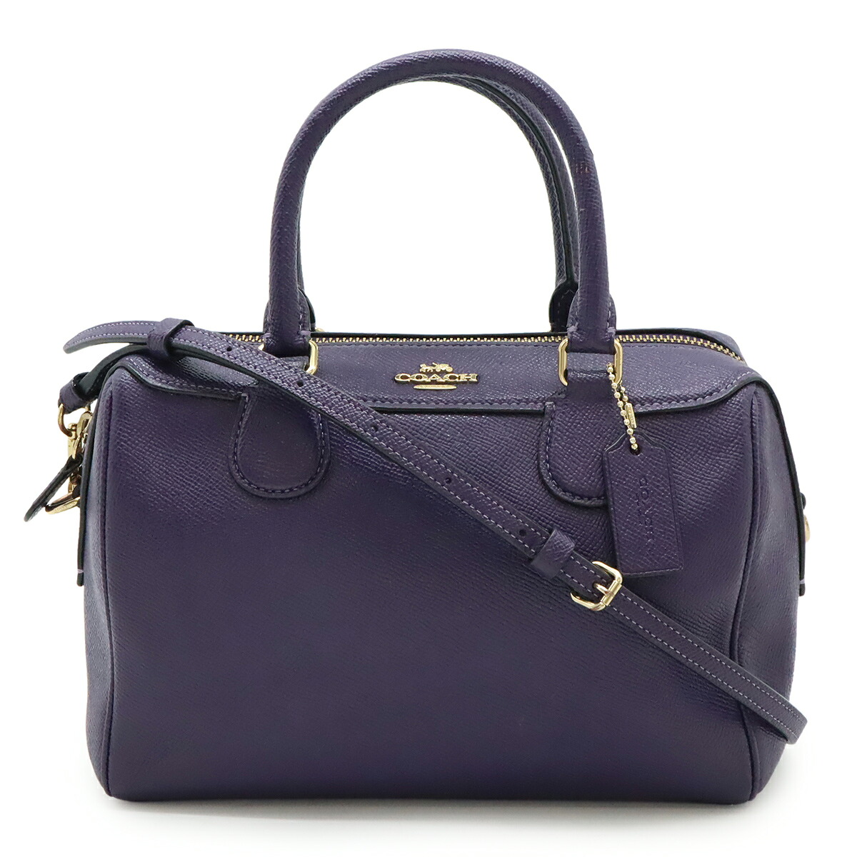 1円 □極美品□ COACH コーチ F32202 ミニ ベネット サッチェル レザー 