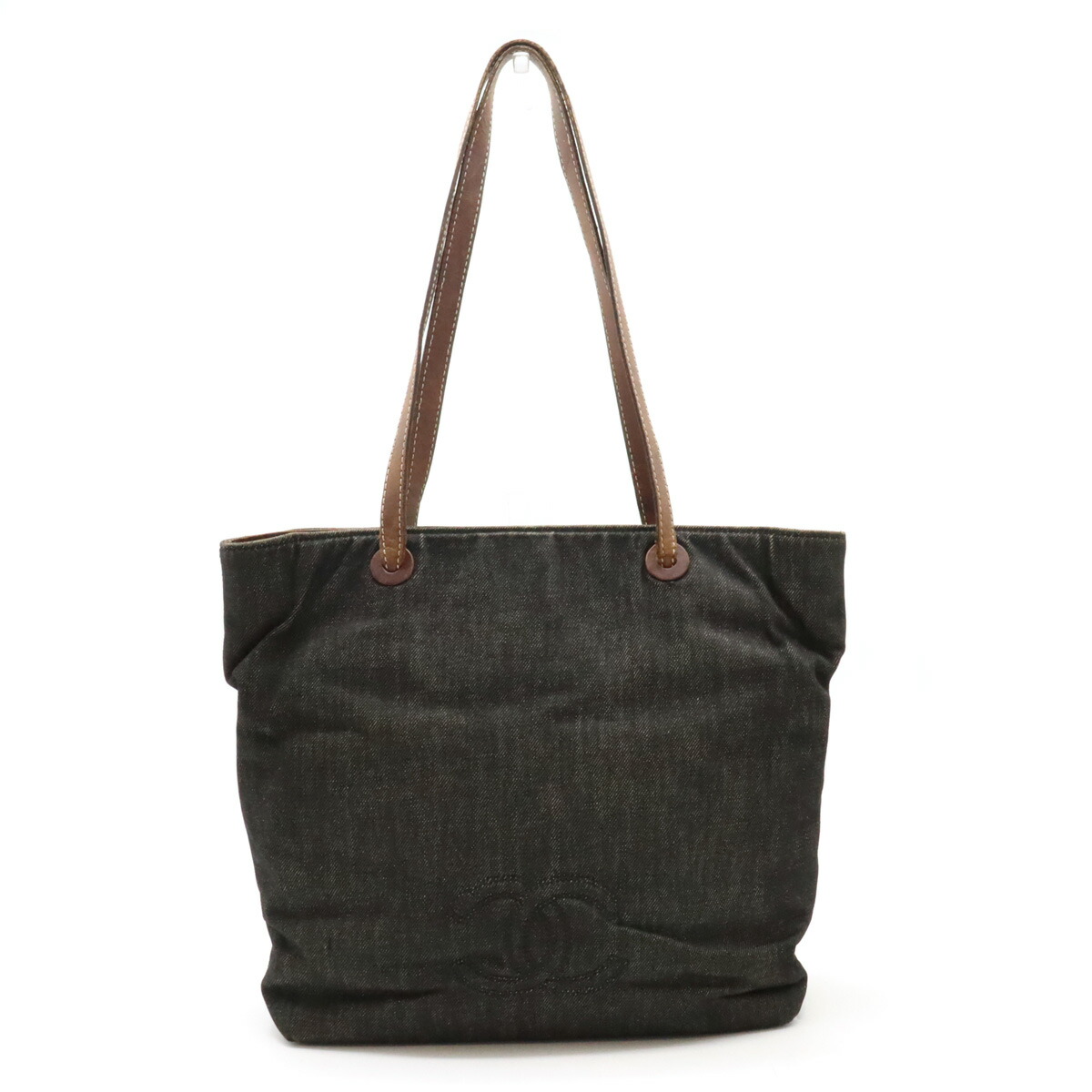 CHANEL デニム ココマーク チェーントートバッグ 8739 CHANEL デニム ココマーク チェーントートバッグ 8739 (CHANEL