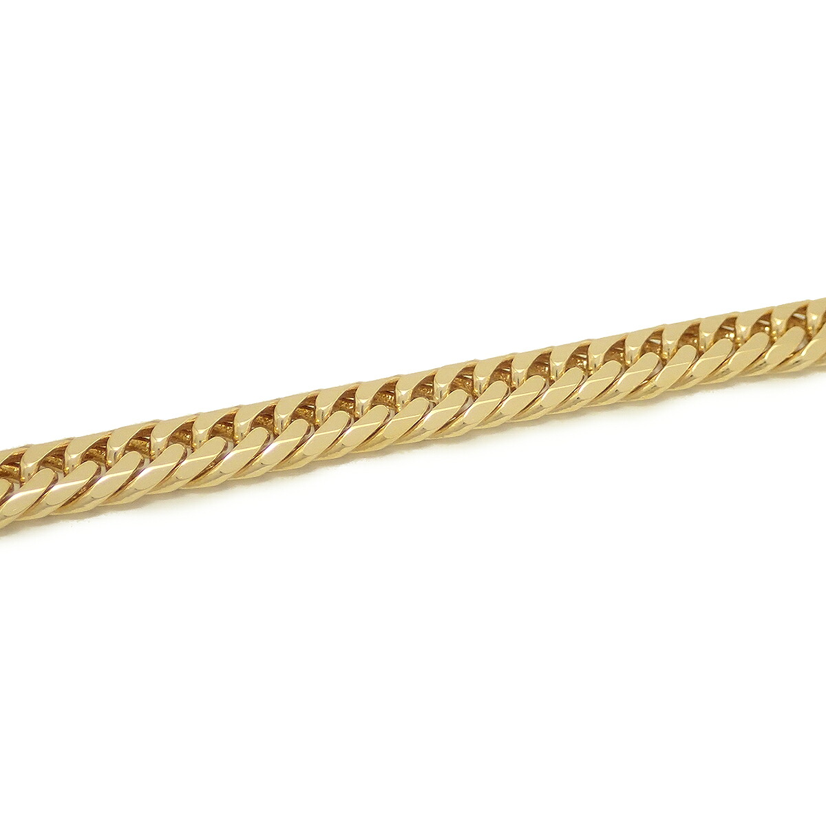 KIHEI 喜平 キヘイ ネックレス K18 18金 ゴールド 30.0ｇ 40.0cm YG 6面W ダブル 日本造幣局検定マーク入り 30ｇ 前後 【中古】｜ブルーミン／森田質店