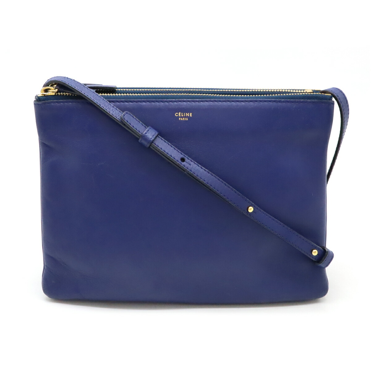 楽天市場】CELINE セリーヌ トリオ ラージ ショルダーバッグ