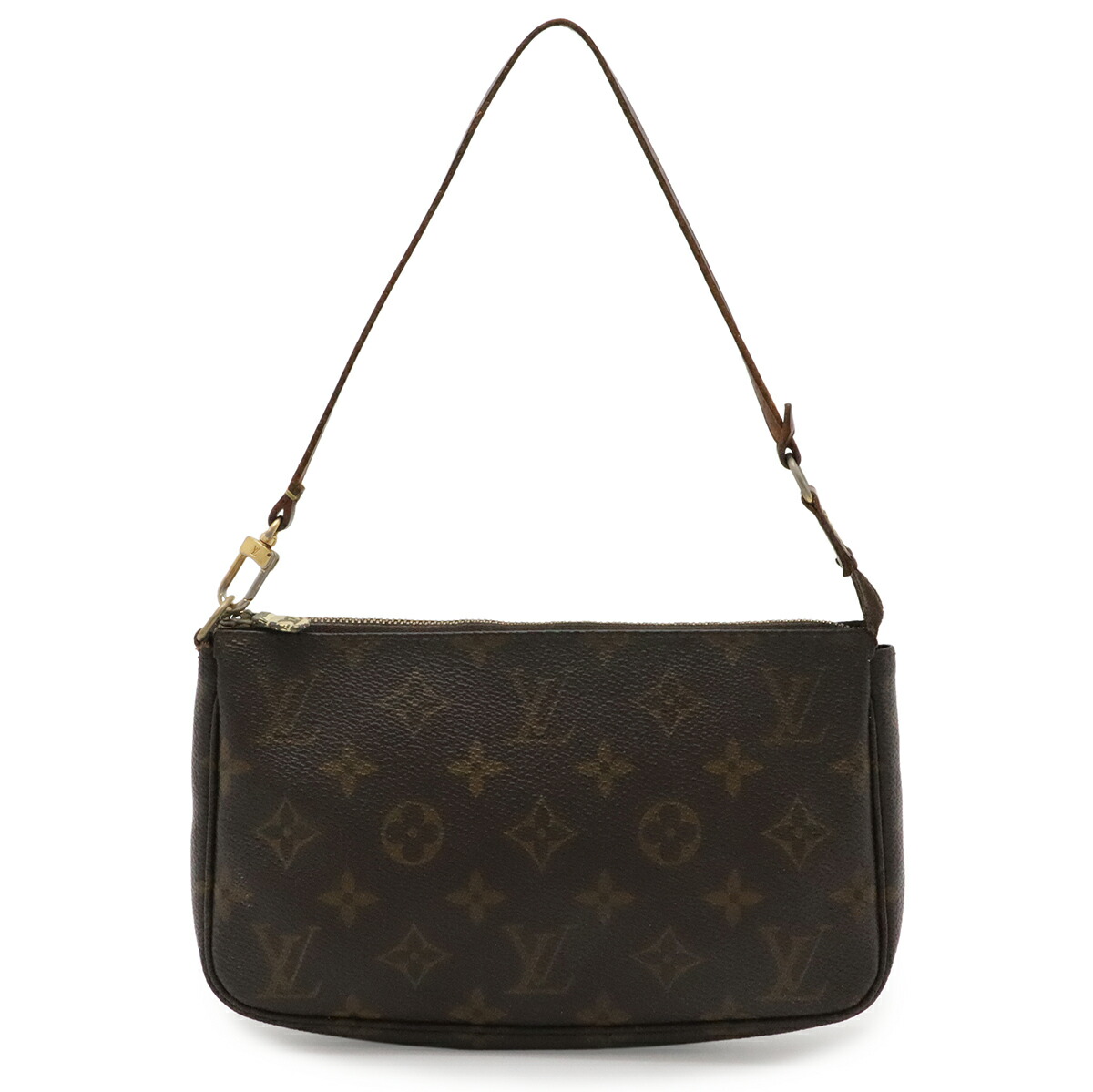 LOUIS VUITTON ルイ ヴィトン モノグラム ポシェット アクセソワール 添え物合財袋 ハンドバック 寄り合い御徒面子 M51980 【中古】