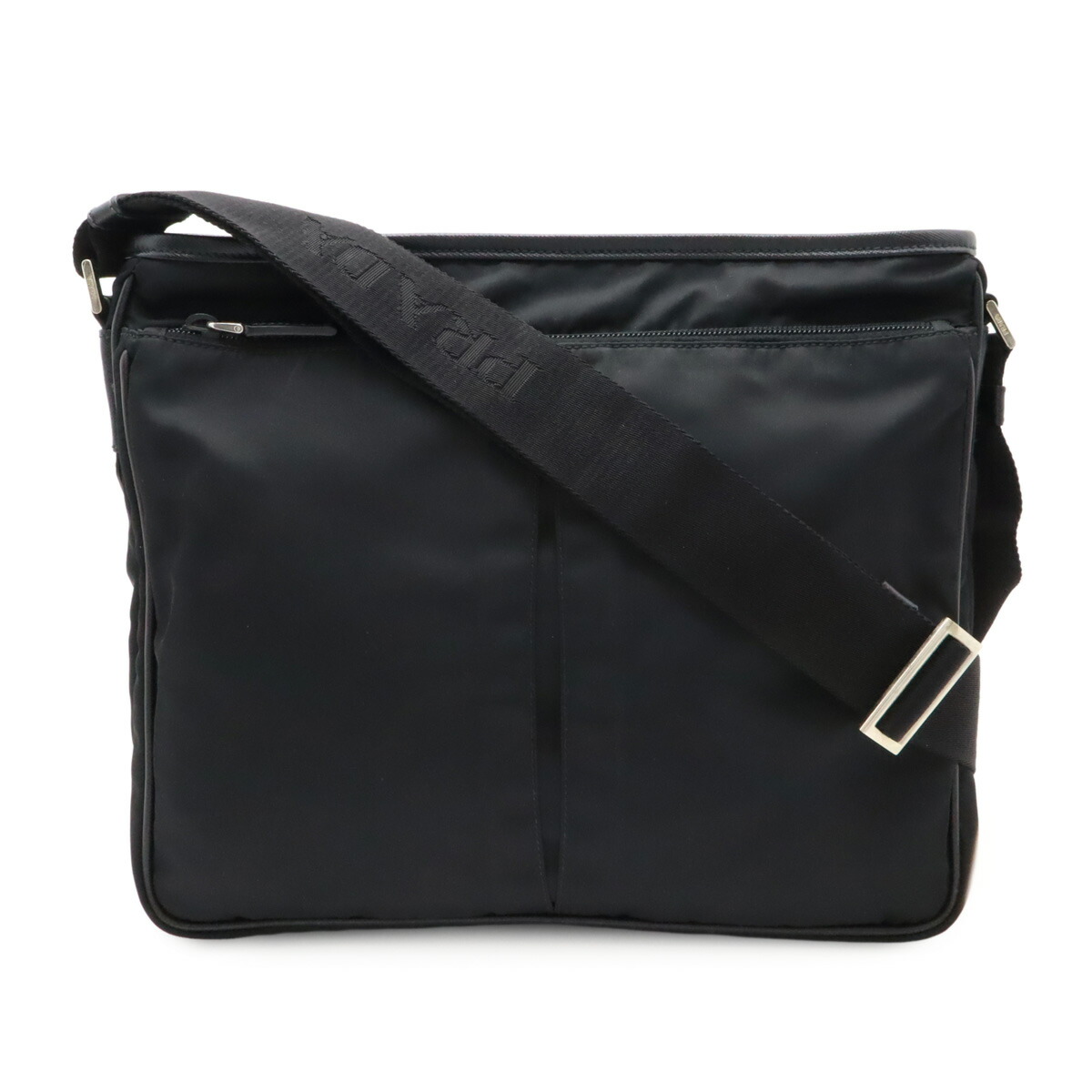 プラダ ショルダーバッグ ナイロン ブラック メッセンジャーバッグ 斜め掛け PRADA プラダ ショルダーバッグ メッセンジャーバッグ 斜め掛け