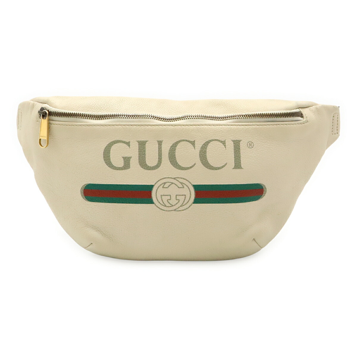 【美品】グッチ ウエストポーチ ボディバッグ レザー 白色 ホワイト 美品】GUCCI グッチ レザーボディバッグ ホワイト - メルカリ