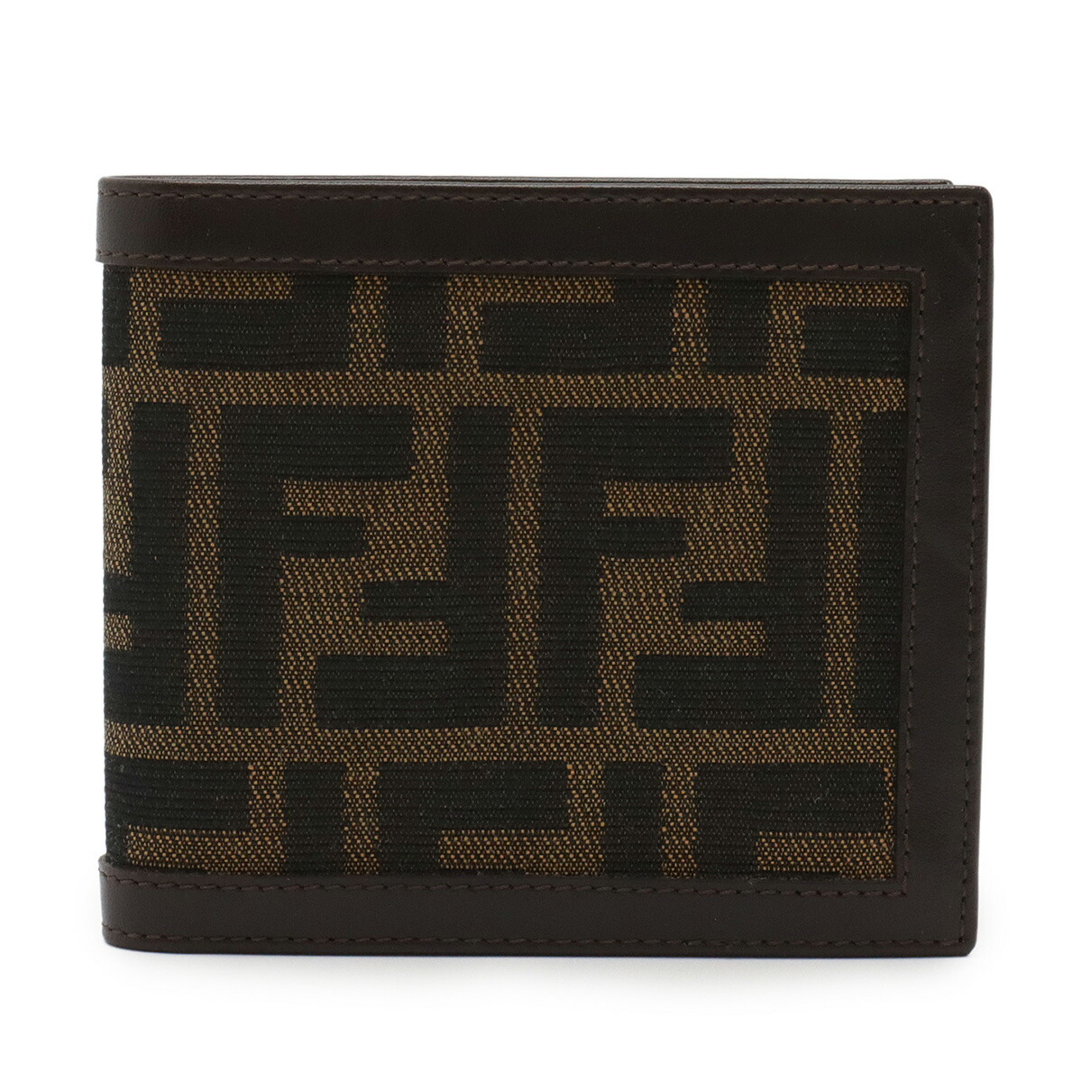 楽天市場】【財布】FENDI フェンディ ズッキーノ 2つ折財布 二つ折り