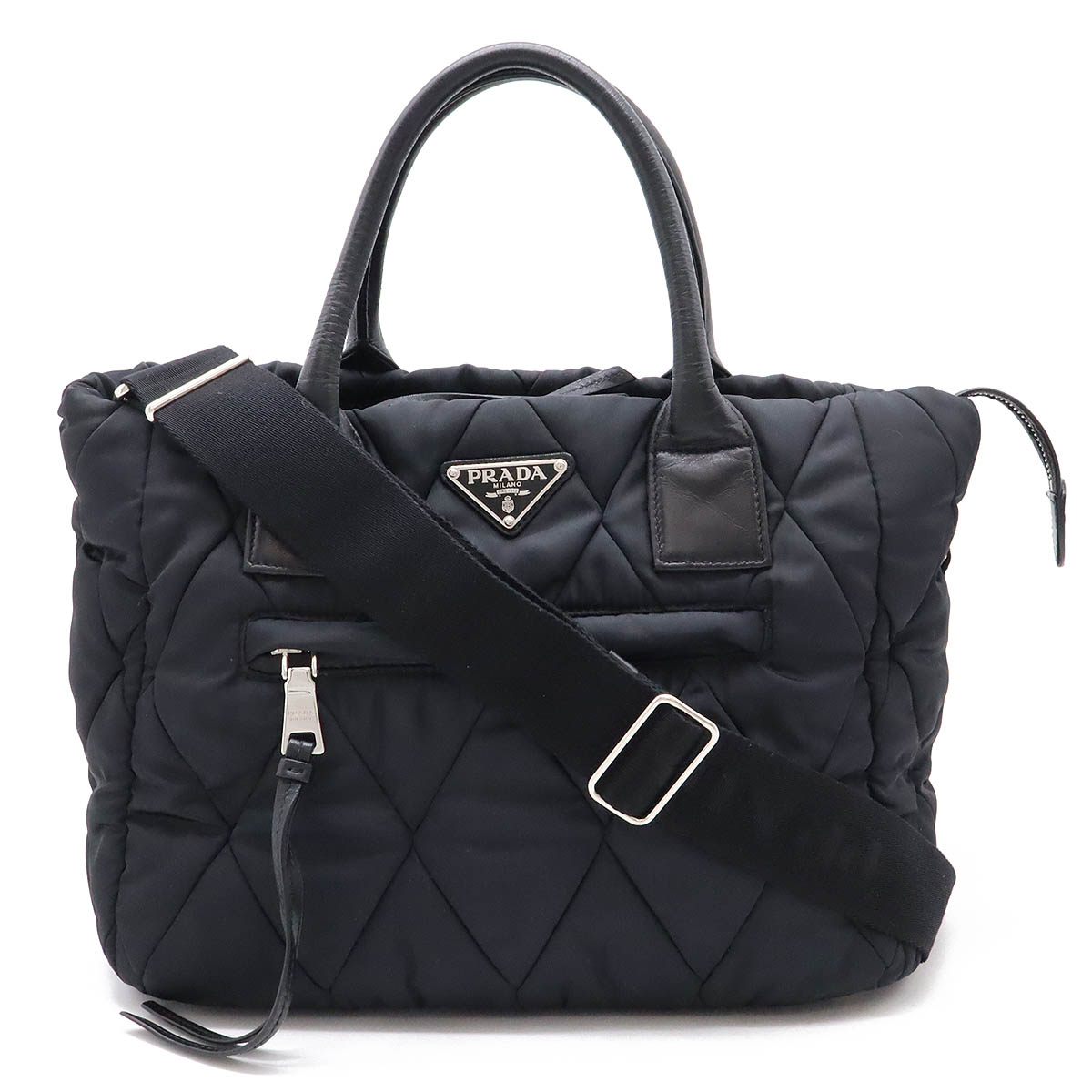 プラダ ナイロン ロゴ ジャカード BR4259 2way トートバッグ PRADA プラダ ロゴジャガード トートバッグ 2WAY ショルダー