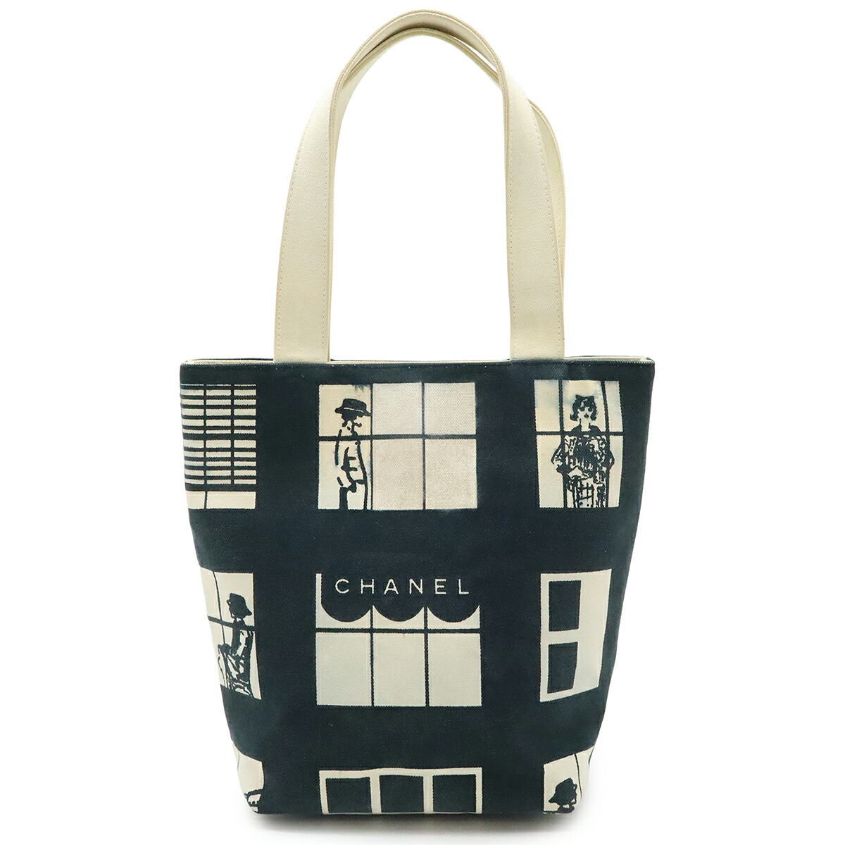 ⭐️希少•美品⭐️CHANEL⭐️シャネル⭐️ウインドウズライン⭐️ビニール　トートバッグ CHANEL シャネル ウィンドウズライン チェーントートバッグ