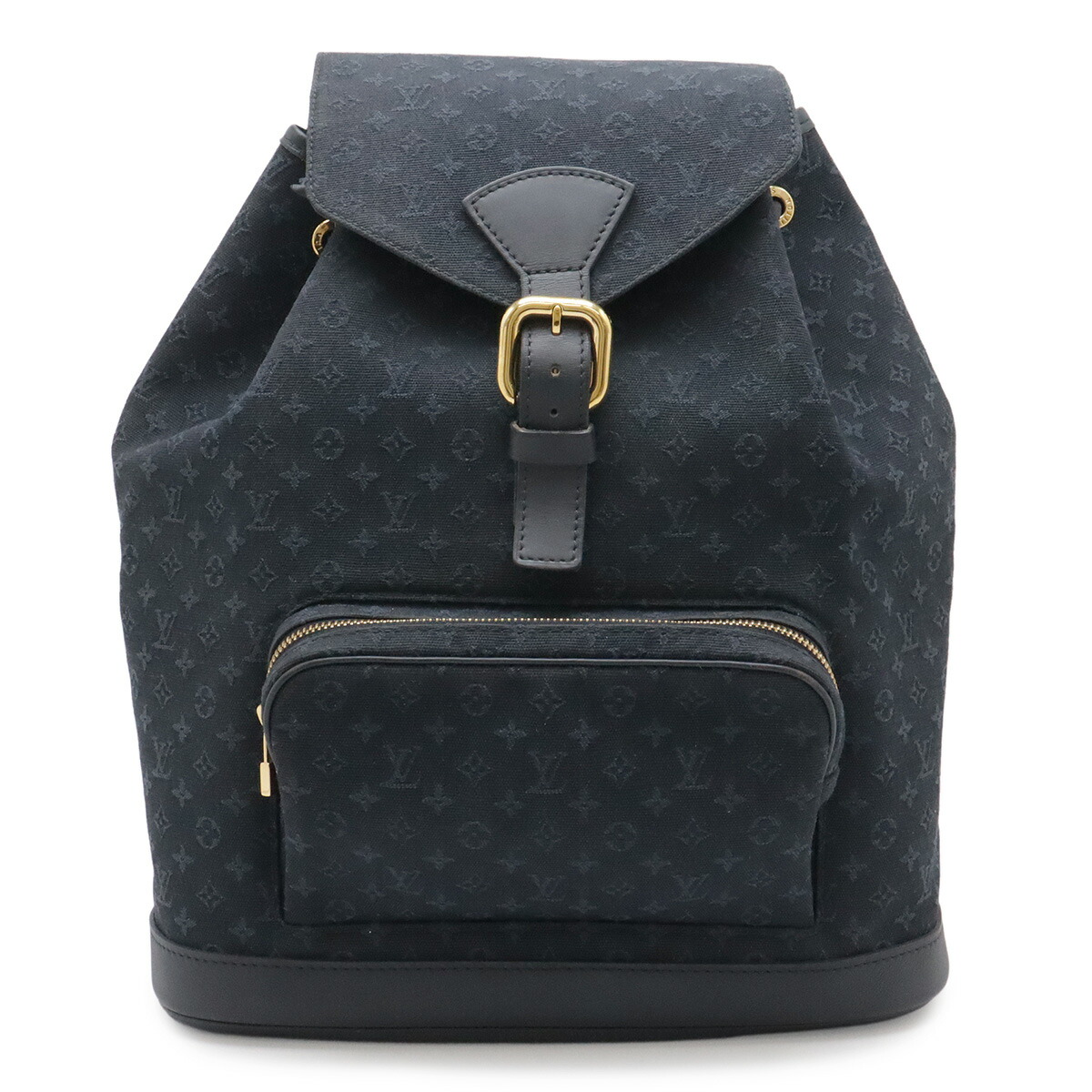 LOUIS VUITTON ルイ ヴィトン モノグラムミニ モンスリGM リュックサック バックパック ショルダーバッグ TSTブルー 紺 ネイビー M92455 【中古】|ブルーミン/森田質店