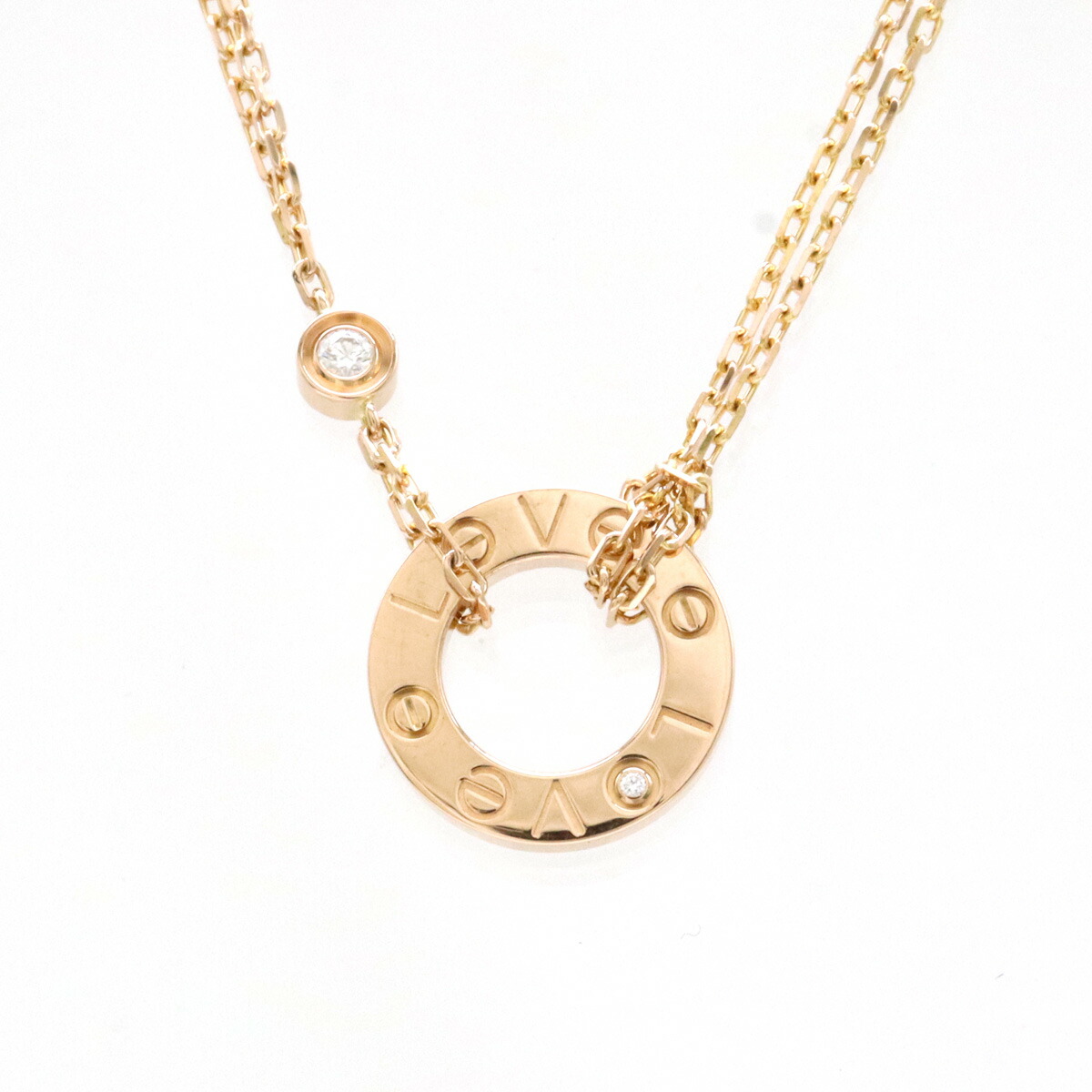 楽天市場】Cartier カルティエ LOVE LΘVE ラブ サークル ネックレス  