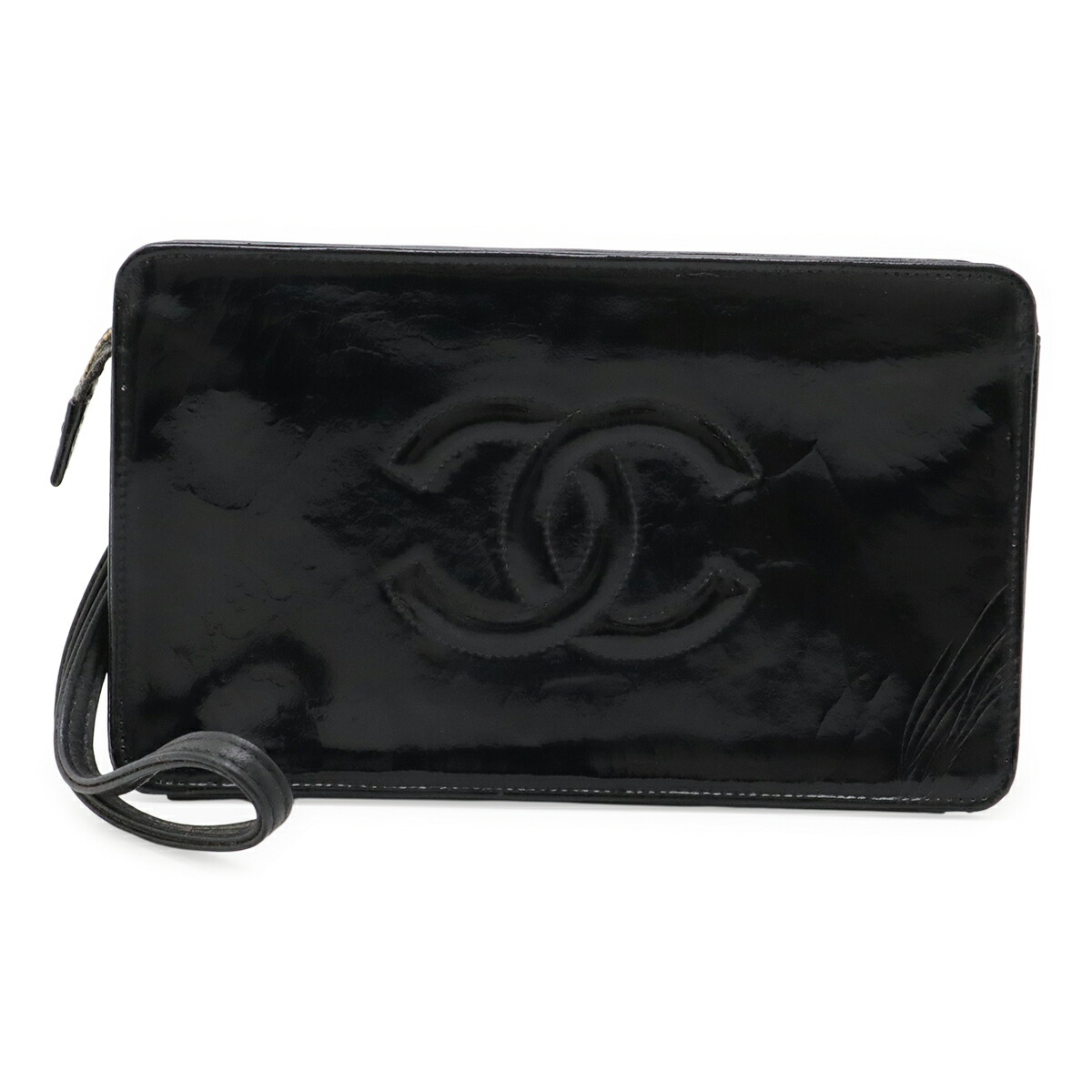 シャネル ココマーク ナイロン ポーチ ブラック 美品】 CHANEL シャネル ココマーク マトラッセ ナイロン ポーチ