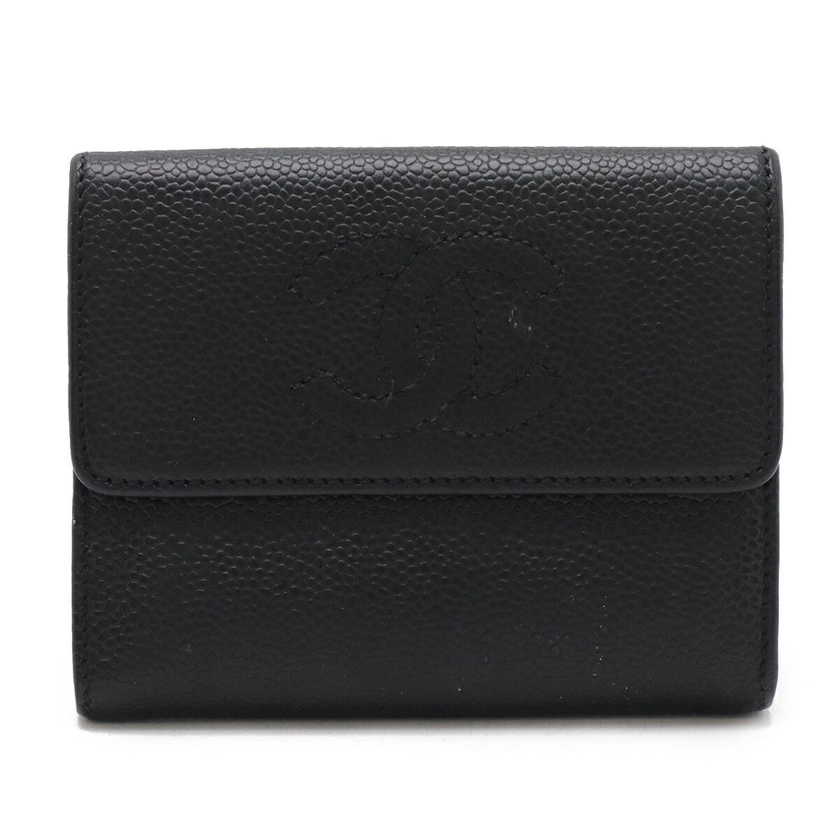 楽天市場】CHANEL シャネル ココボタン 3つ折財布 三つ折り W