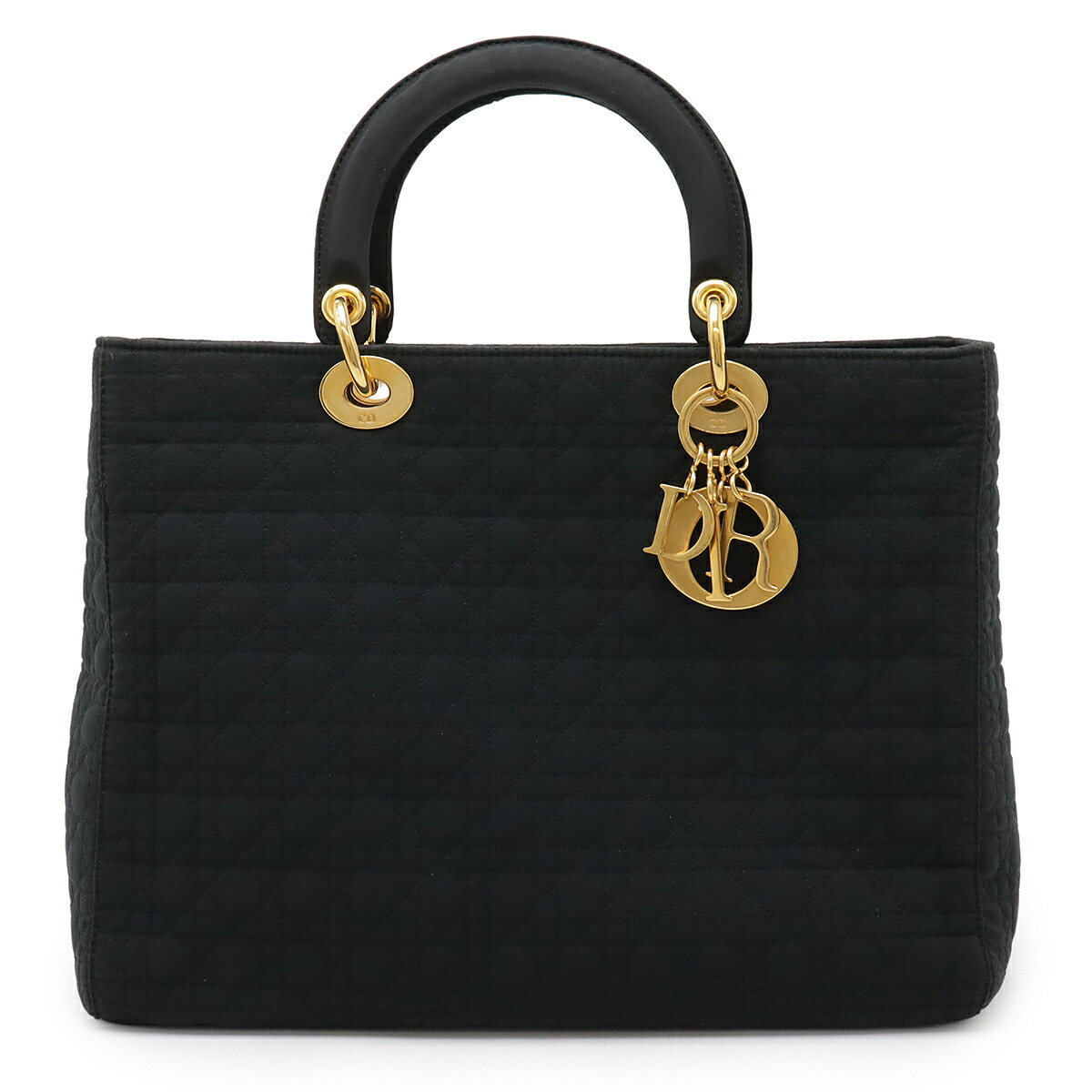 Dior ブラック トートバッグ　パテントレザー　エナメル Dior ブラック トートバッグ パテントレザー エナメル