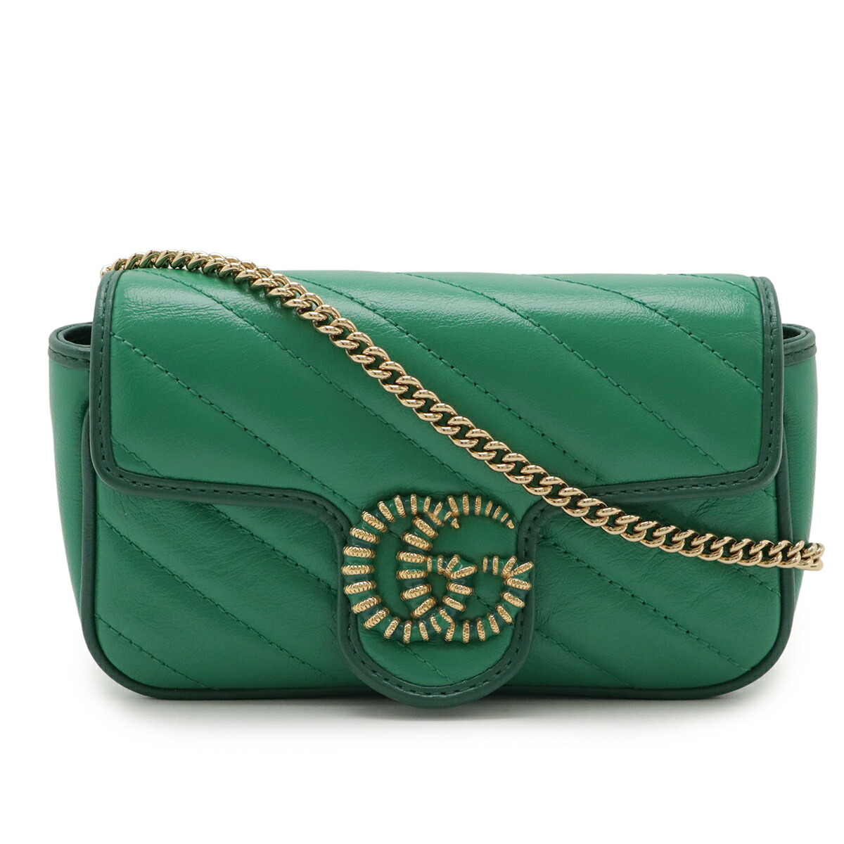 GUCCI　ベルトバッグ　グッチ　GGマーモント　ベルベット　グリーン GUCCIベルトバッググッチGGマーモントベルベットグリーン