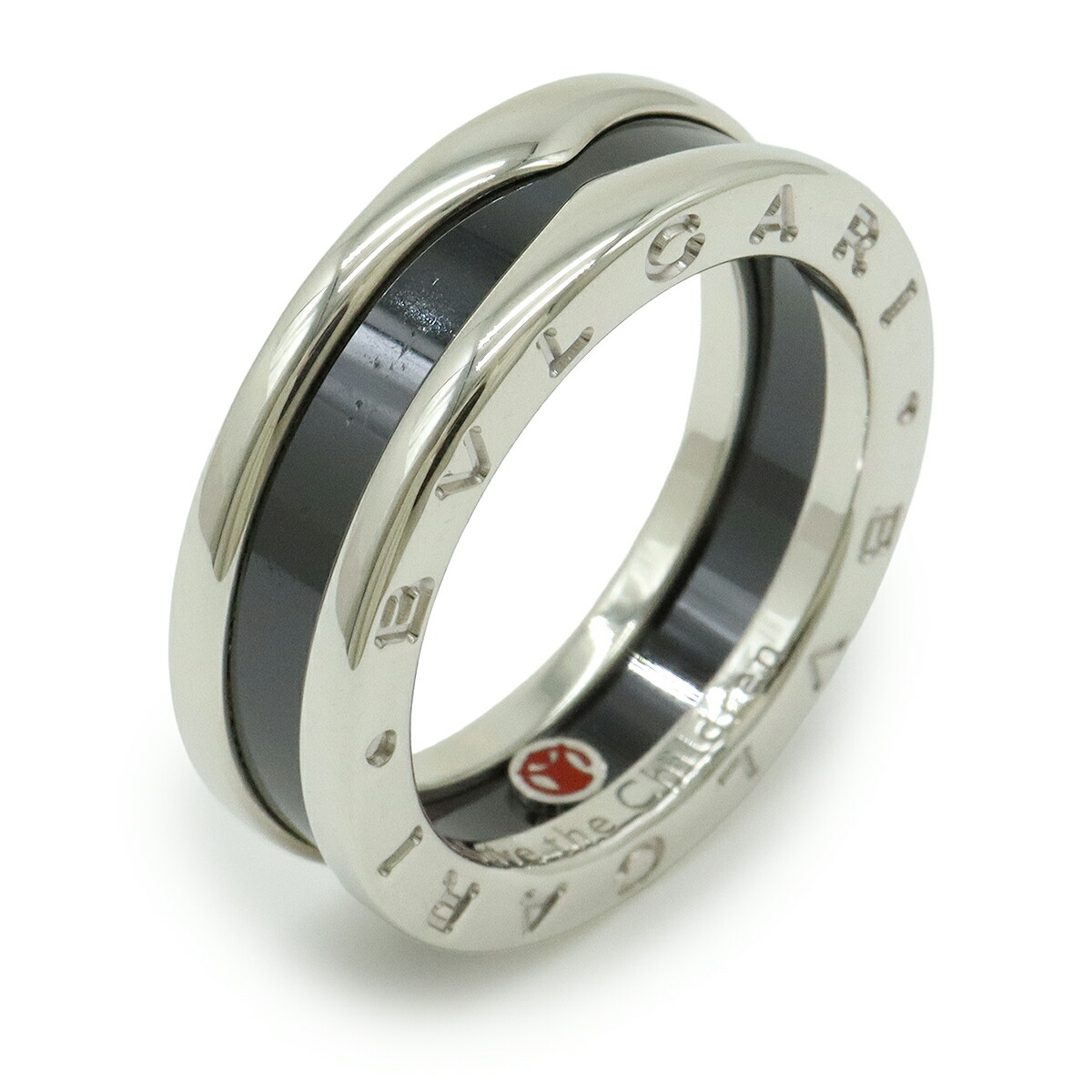 【正規品】ブルガリ　ビーゼロワン SV925 リング ビー・ゼロワン ブルガリ BVLGARI ビーゼロワンリング ブラック