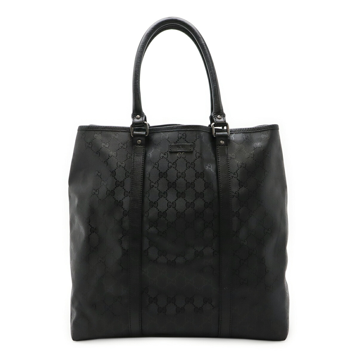 【美品】グッチ トートバッグ リバーシブル GGスプリーム 肩掛け A4可 黒 GUCCI GUCCI(グッチ) GGスプリーム リバーシブル トートバッグ