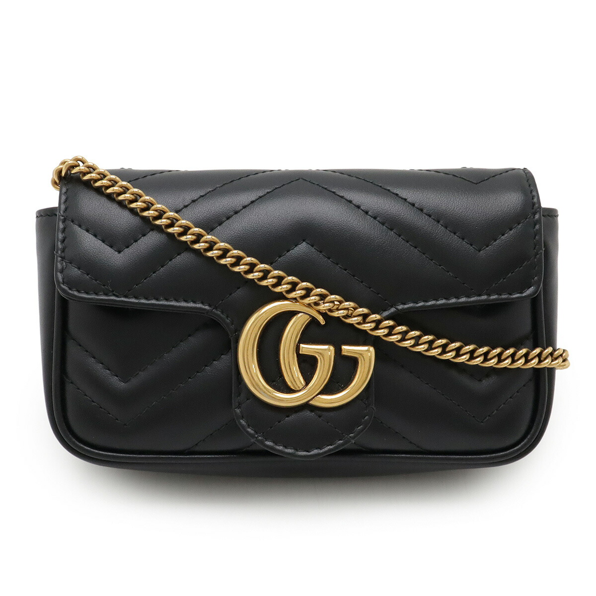 楽天市場】【美品】グッチ 【GUCCI】 GGチェーンウォレット
