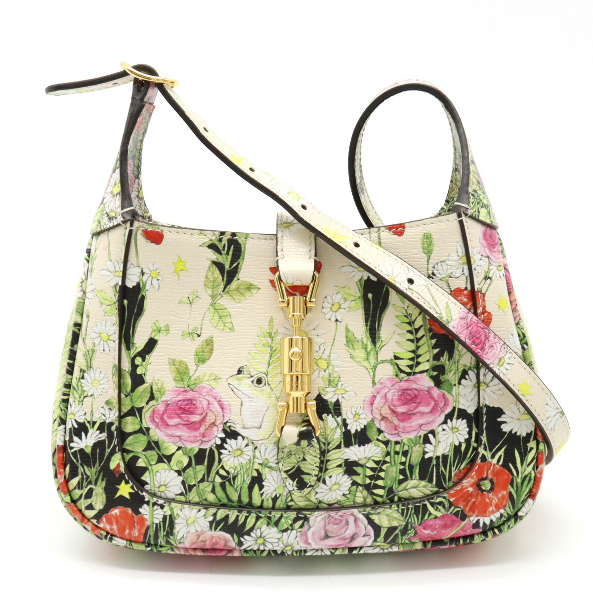 グッチ ジャッキー トムフォード フラワー アーカイブ ワンショルダー y2k グッチ GUCCI ジャッキー1961ミディアムバッグ 636712