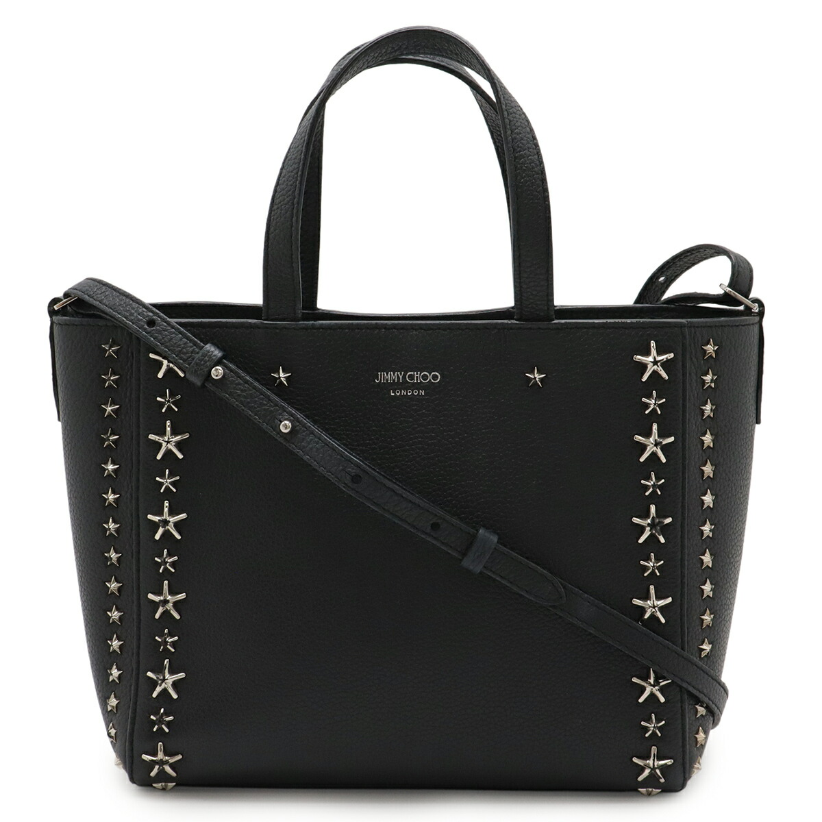 美品 ジミーチュウ ペガシ 2way ショルダー スタッズ 黒 斜め掛け 楽天市場】ジミーチュウ JIMMY CHOO ペガシ ロゴ スタースタッズ 2Way